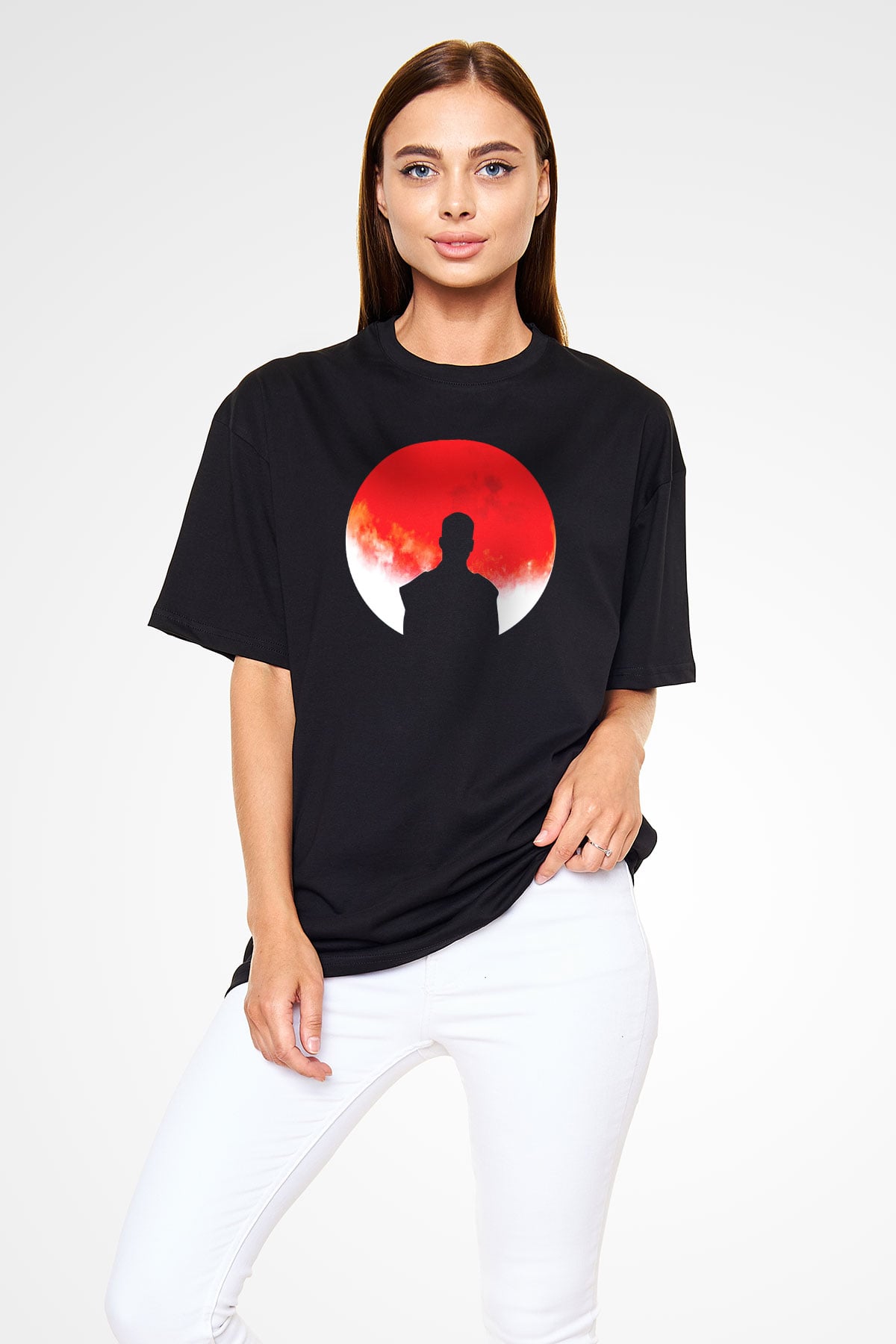 Kid Cudi Siyah Oversize Tişört Oversize T-shirt - TişörtFabrikası