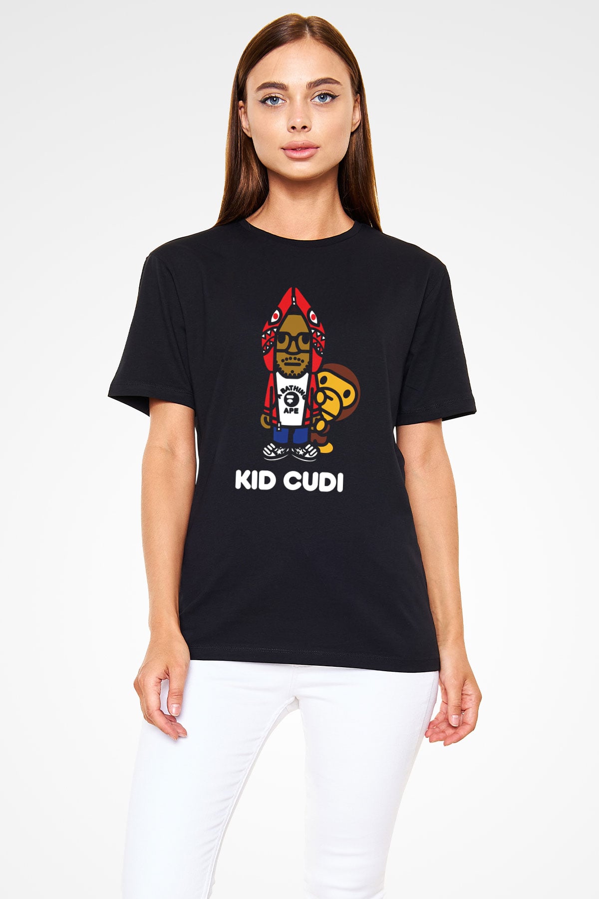 Kid Cudi Siyah Unisex Tişört T-Shirt - TişörtFabrikası