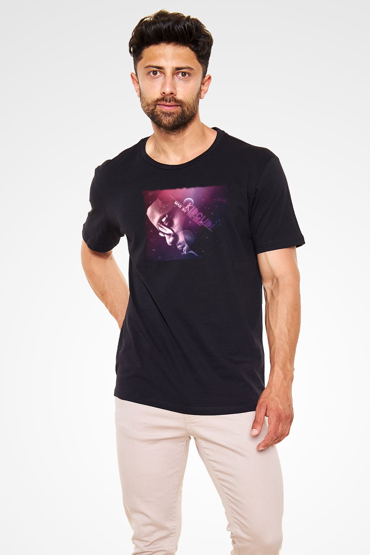 Kid Cudi Siyah Unisex Tişört T-Shirt - TişörtFabrikası