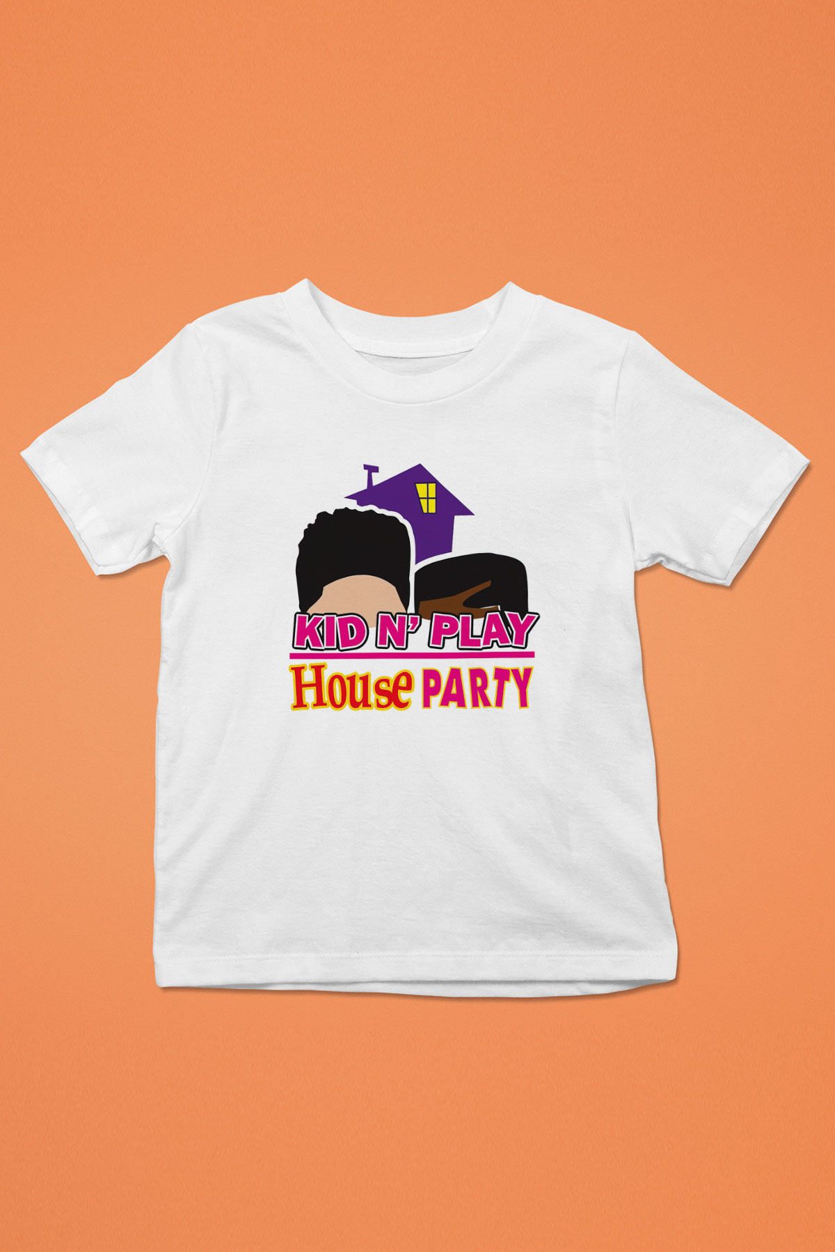 Kid n Play Beyaz Unisex Çocuk Tişört