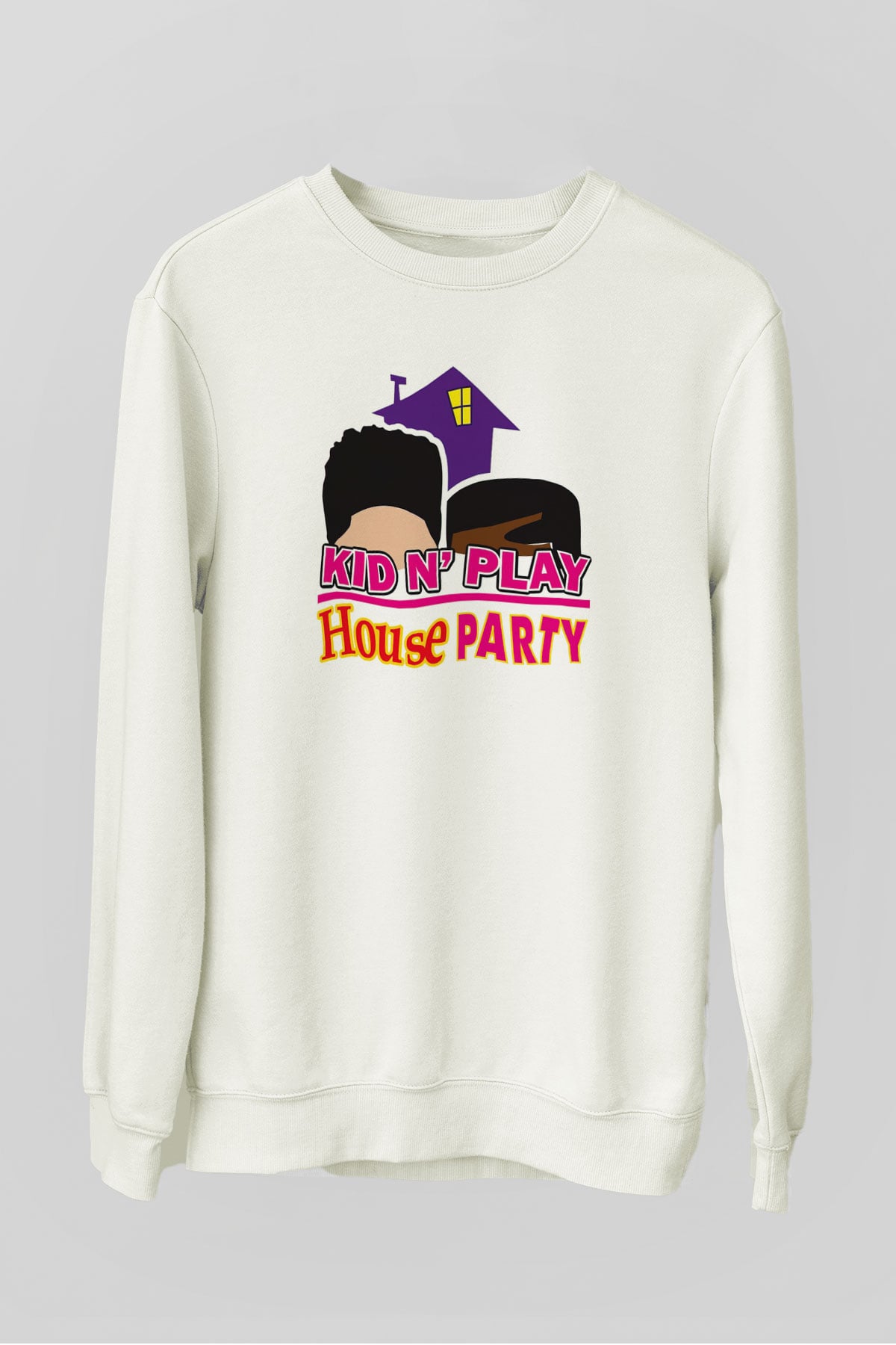 Kid n Play Beyaz Unisex Sweatshirt