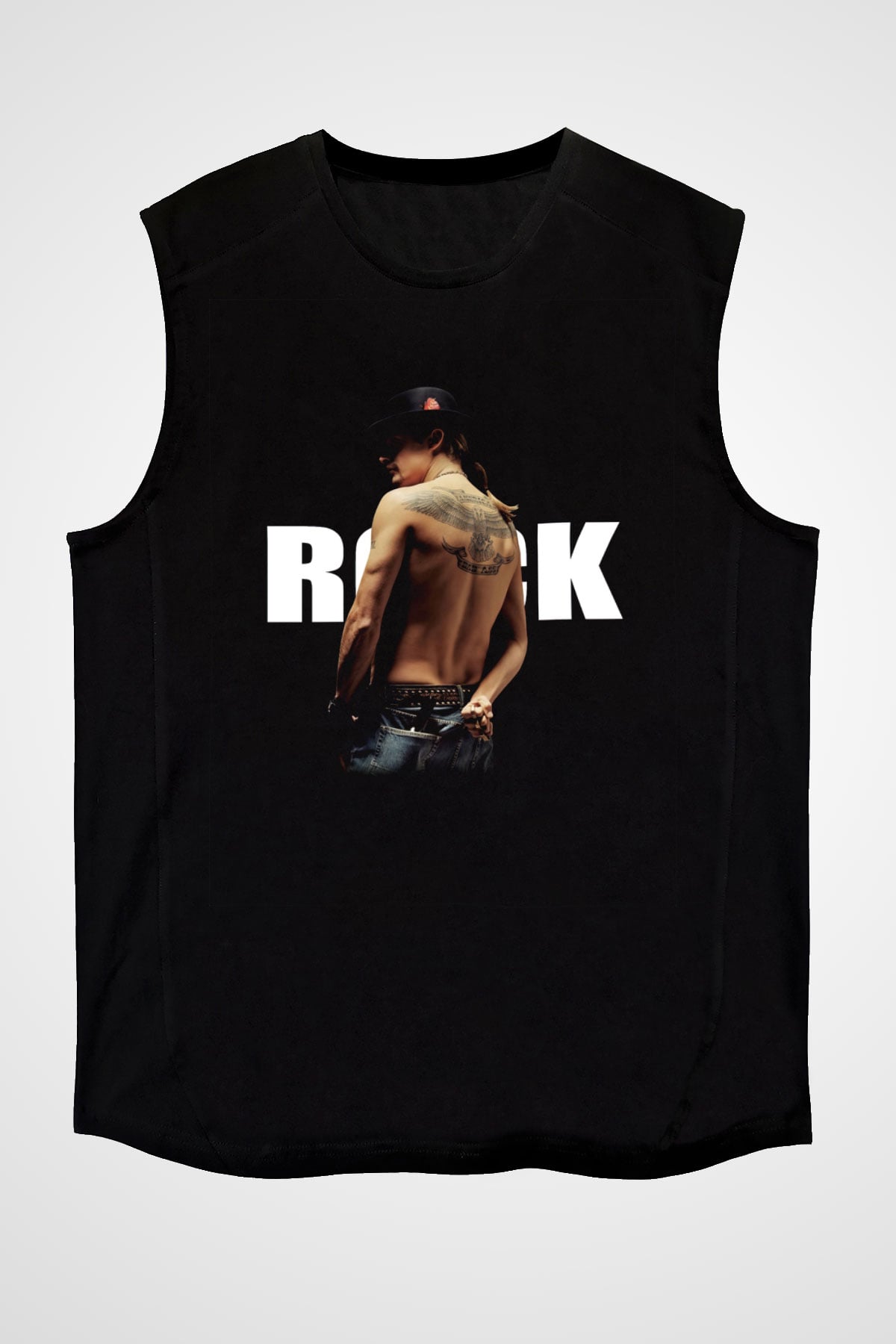 Kid Rock Siyah Unisex Kolsuz Tişört