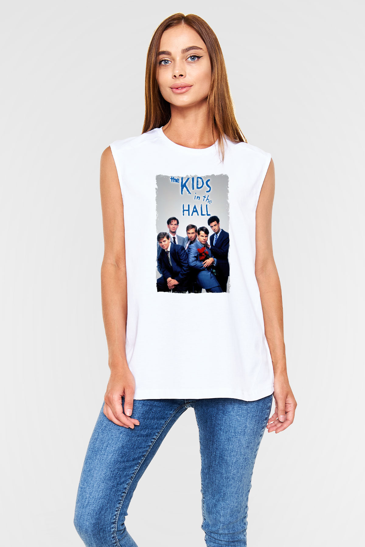 Kids in the Hall Beyaz Unisex Kolsuz Tişört