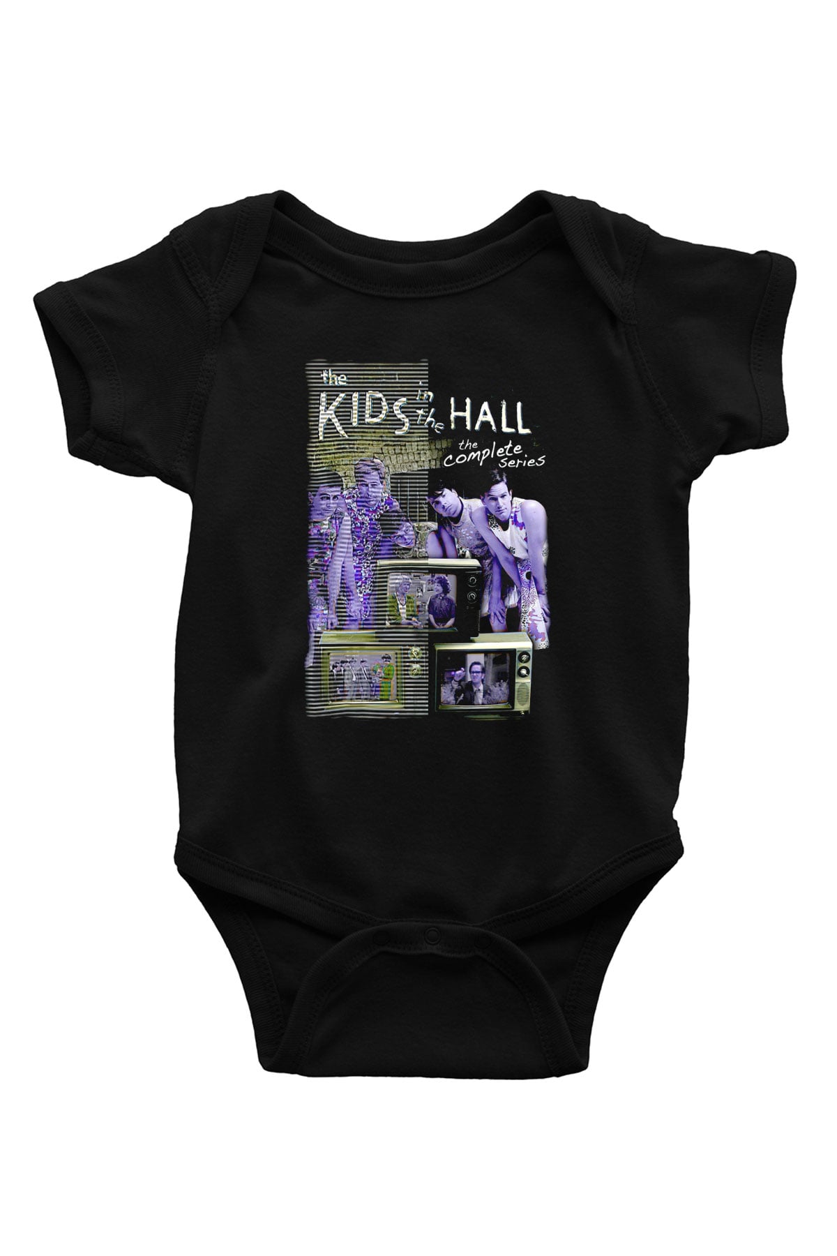 Kids in the Hall Siyah Bebek Body - Zıbın