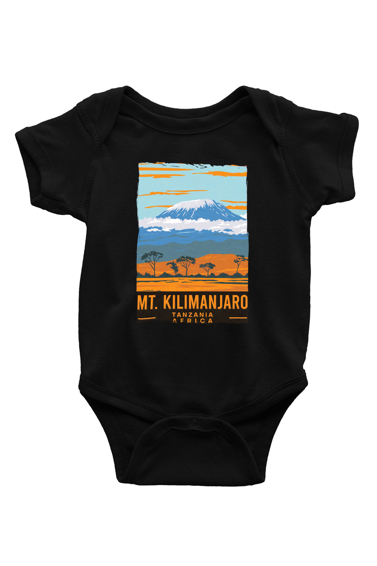 Kilimanjaro Siyah Bebek Body - Zıbın
