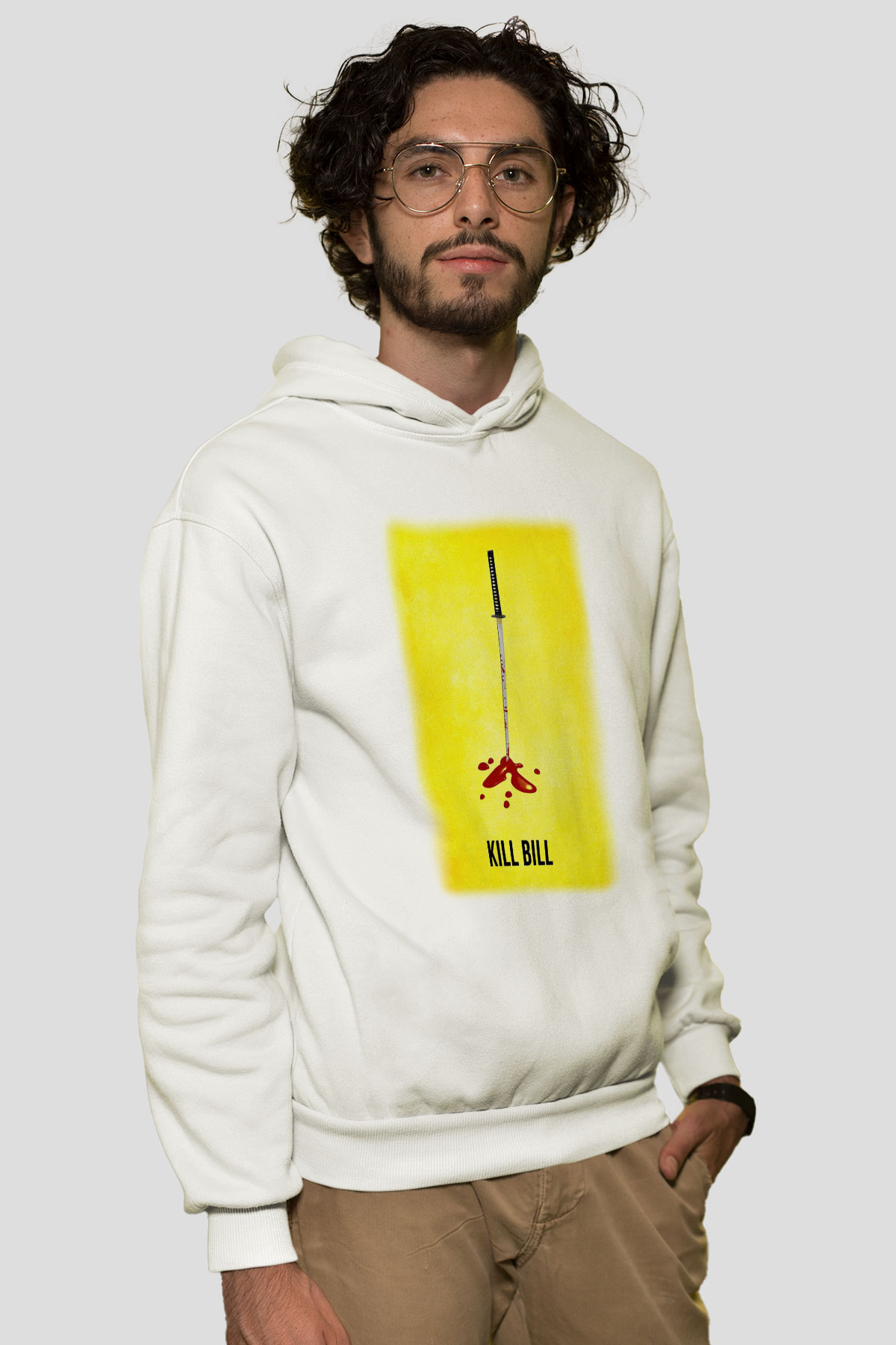 Kill Bill Beyaz Unisex Hoodie