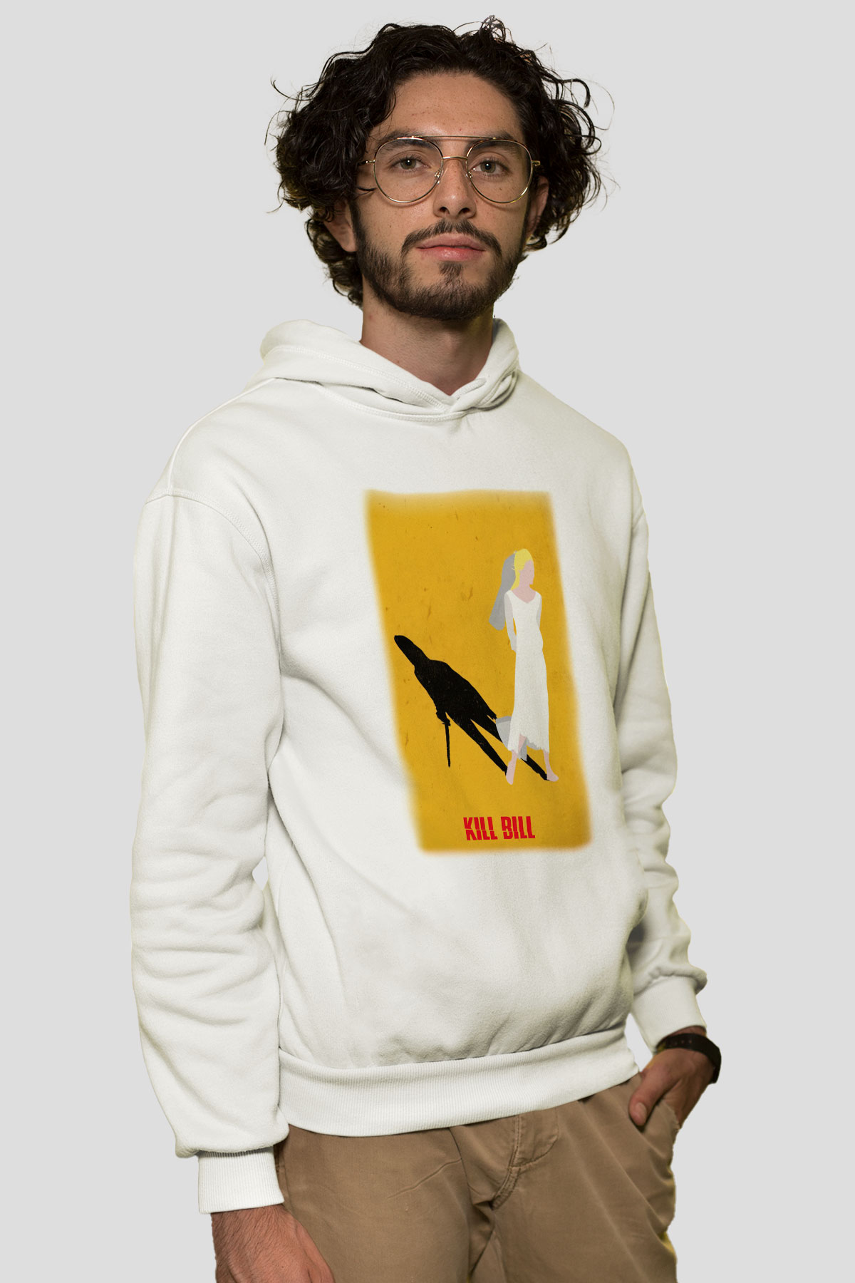 Kill Bill Beyaz Unisex Hoodie