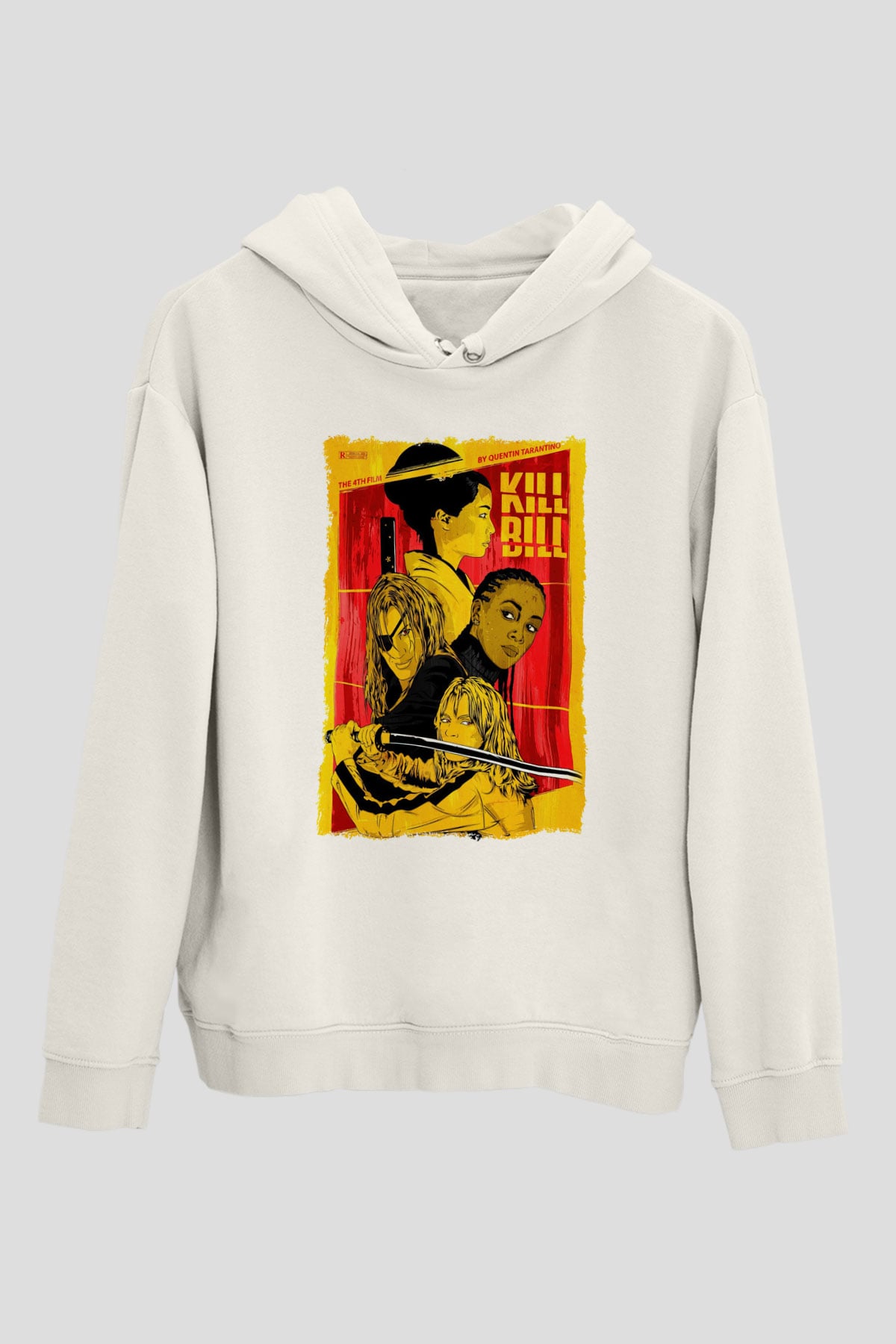 Kill Bill Beyaz Unisex Hoodie