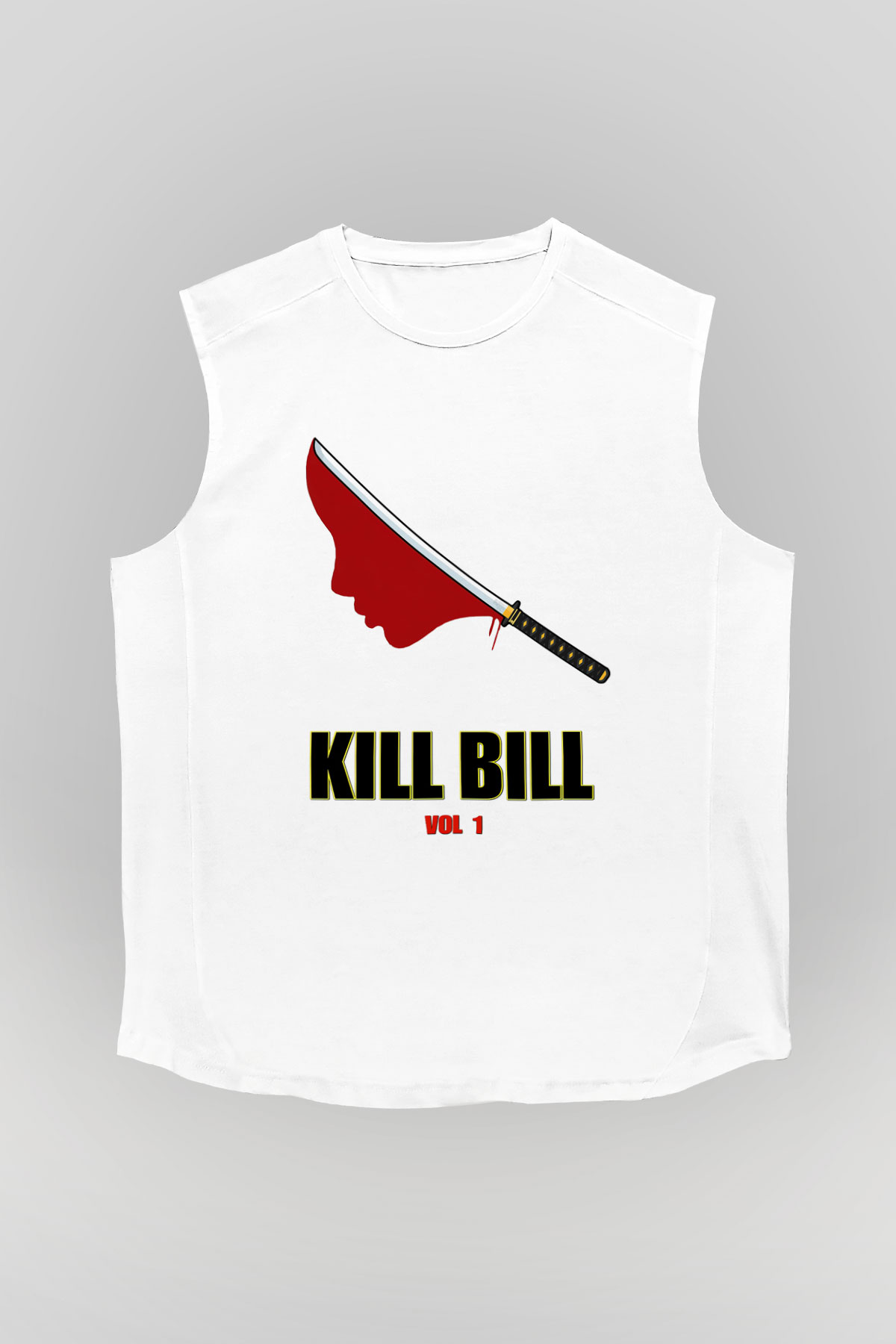 Kill Bill Beyaz Unisex Kolsuz Tişört