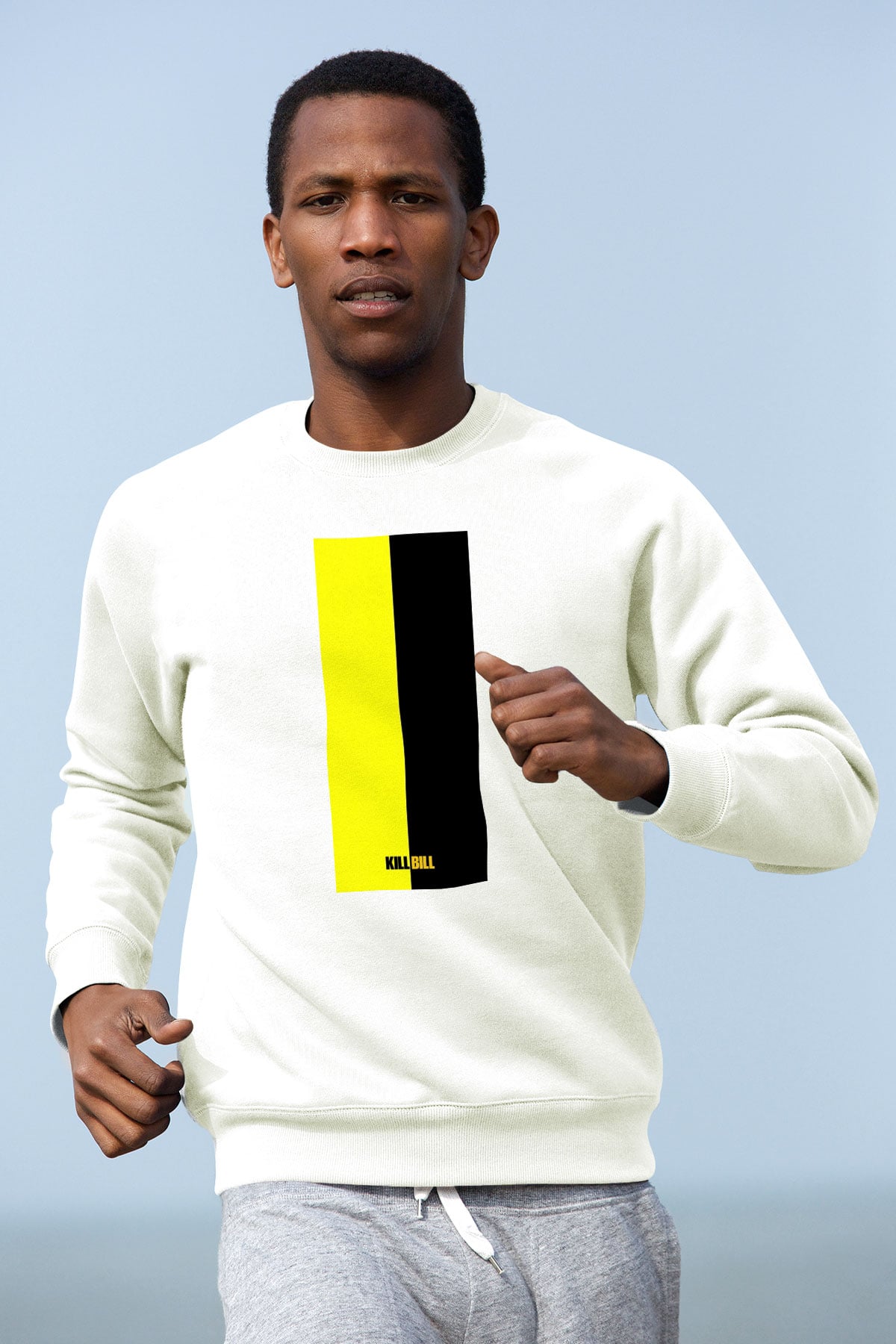 Kill Bill Beyaz Unisex Sweatshirt