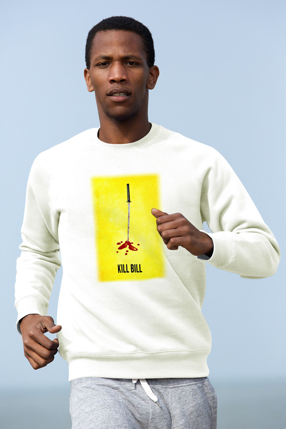 Kill Bill Beyaz Unisex Sweatshirt