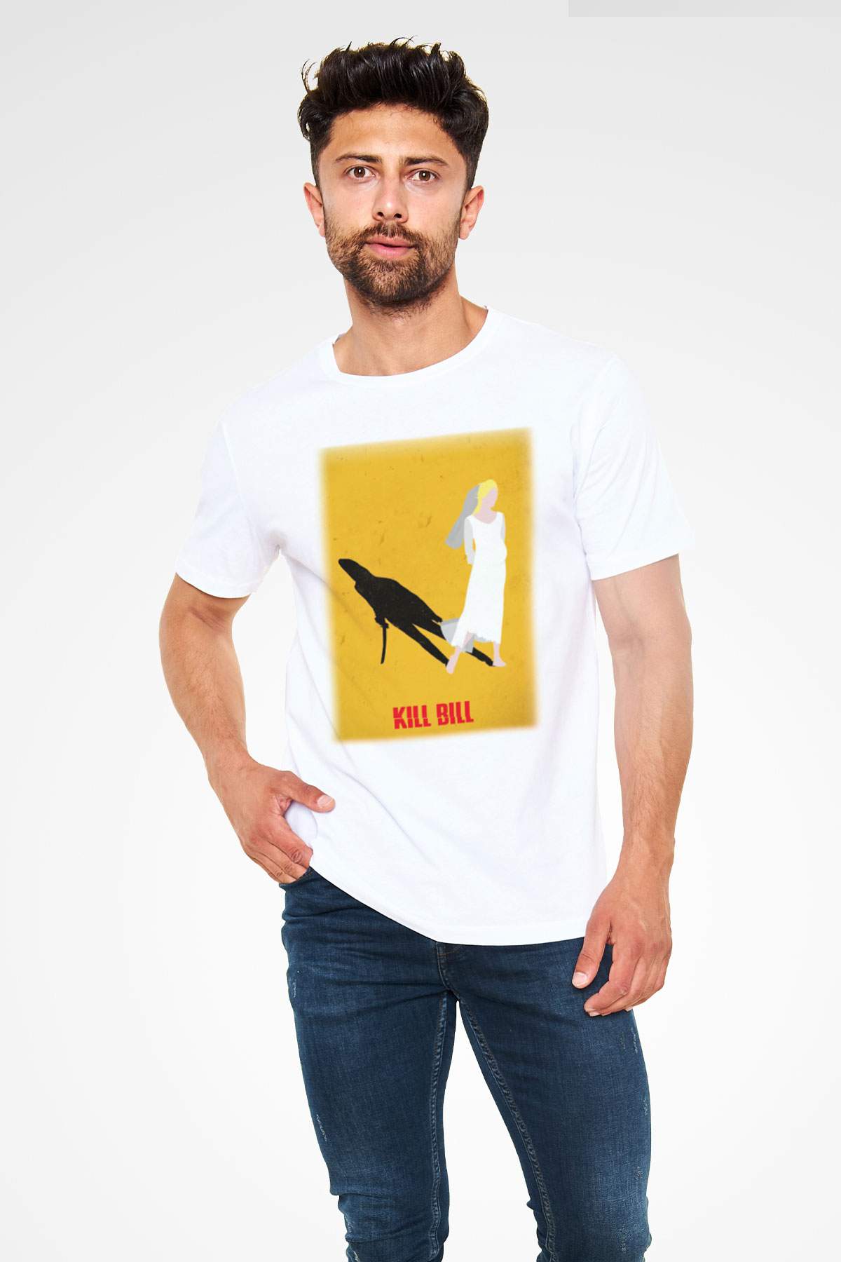Kill Bill Beyaz Unisex Tişört T-Shirt