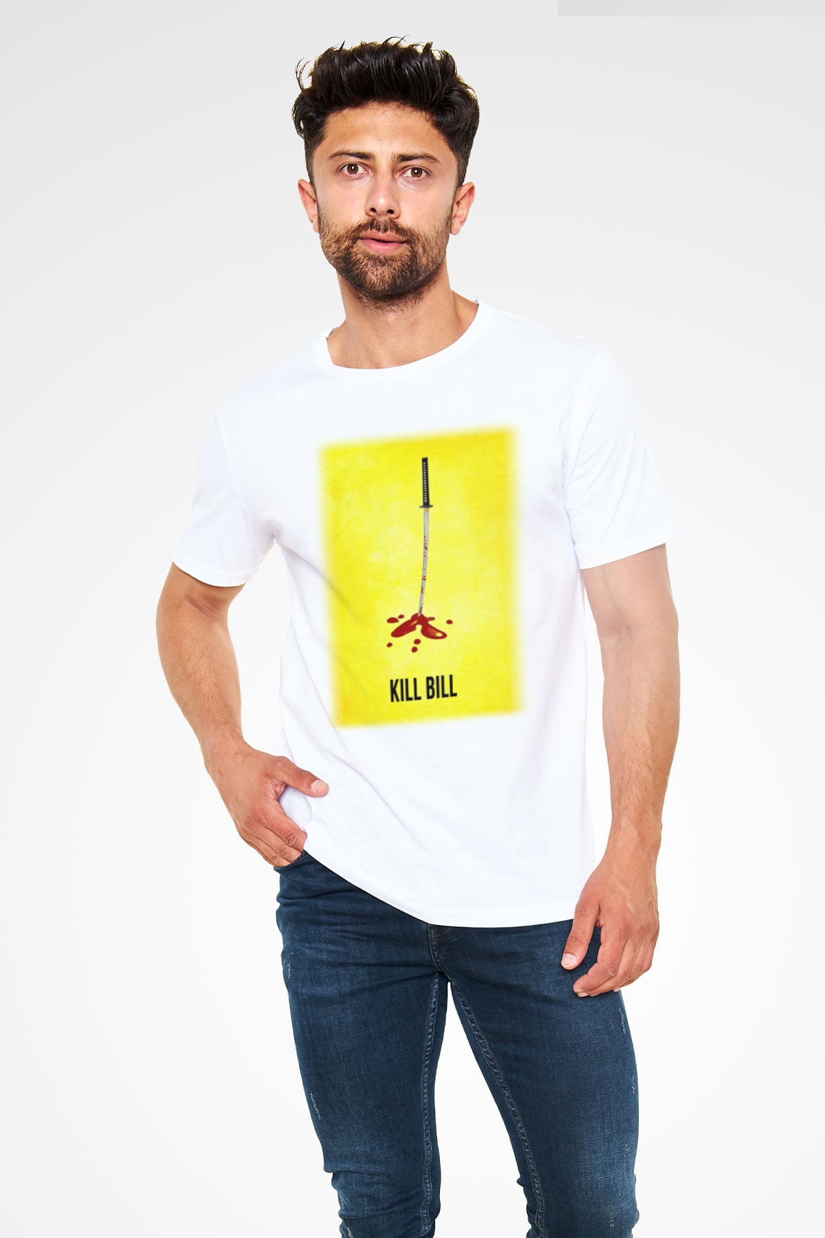 Kill Bill Beyaz Unisex Tişört T-Shirt