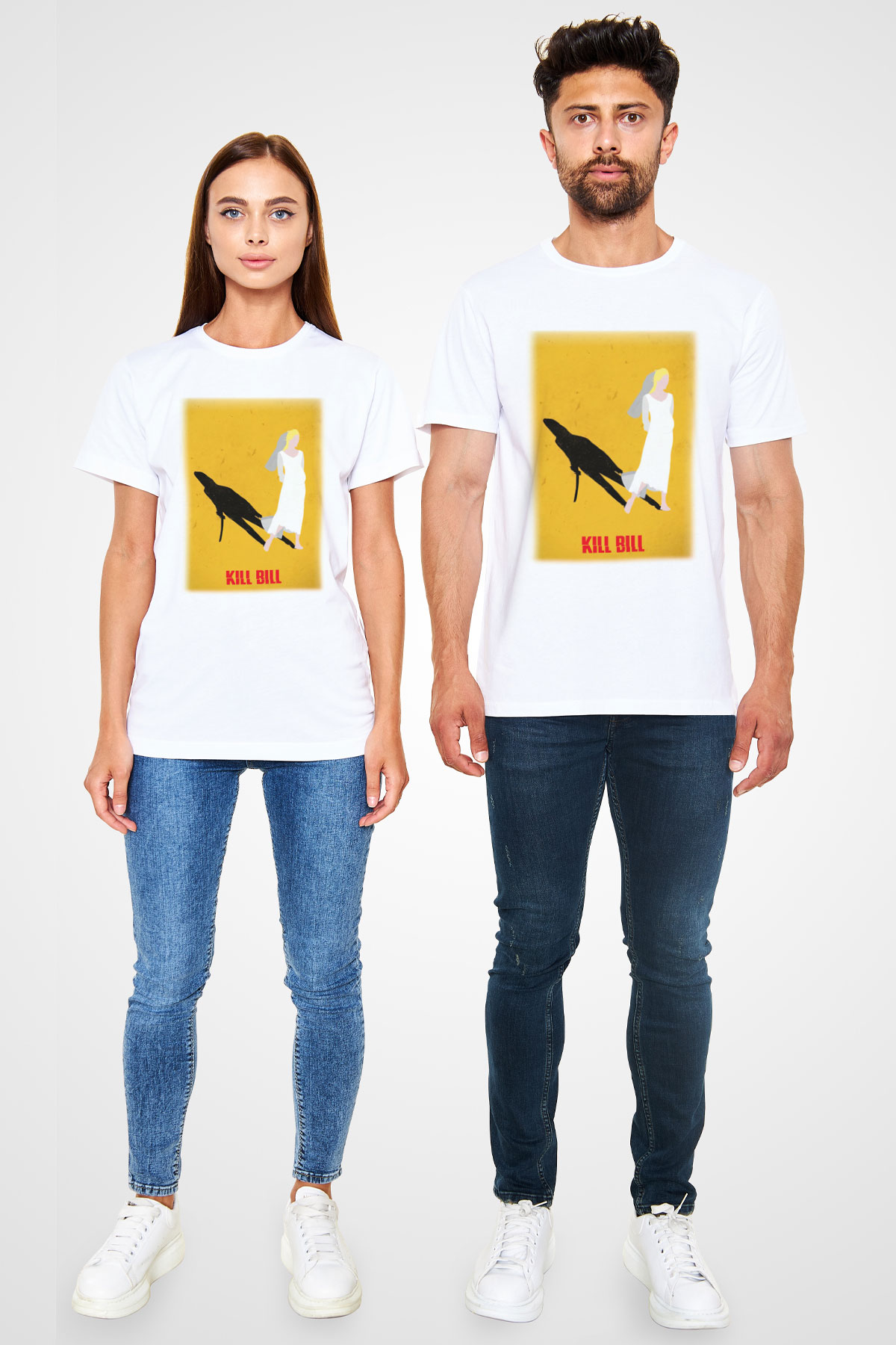 Kill Bill Beyaz Unisex Tişört T-Shirt