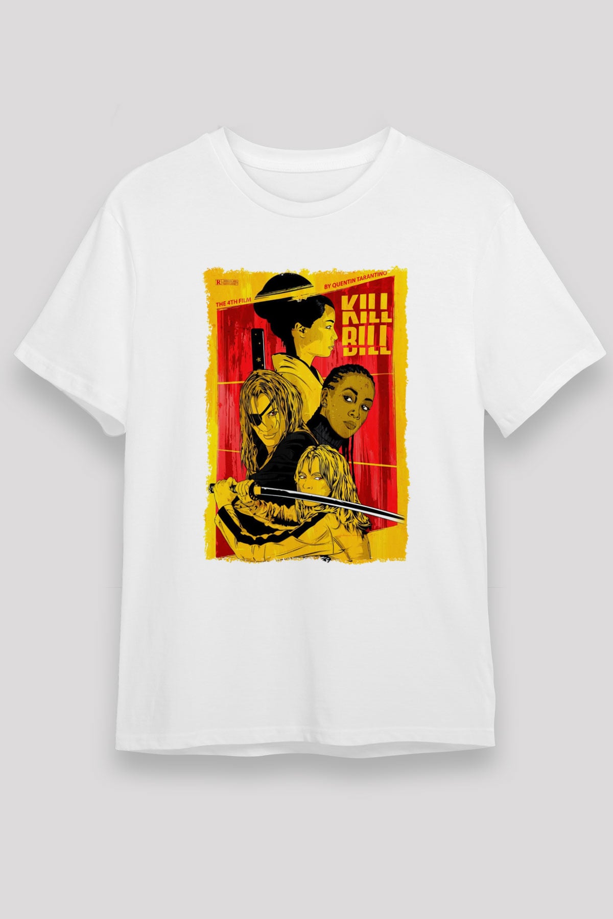 Kill Bill Beyaz Unisex Tişört T-Shirt