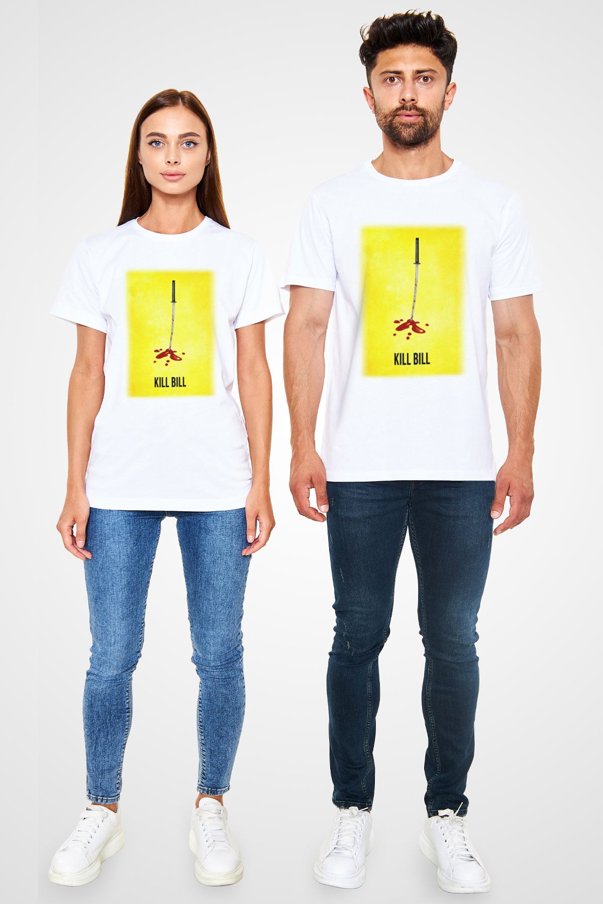 Kill Bill Beyaz Unisex Tişört T-Shirt