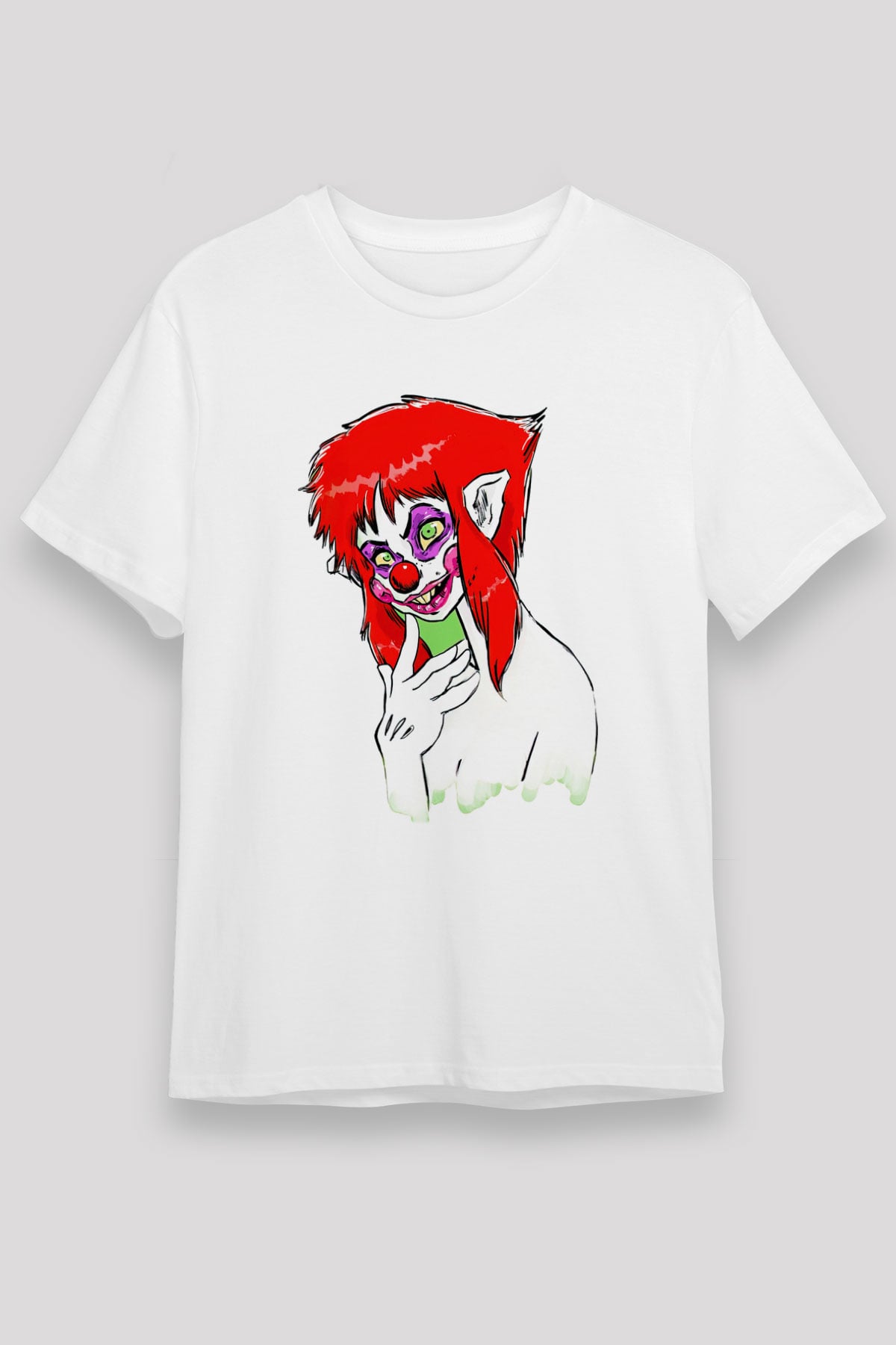 Killer Klowns from Outer Space Beyaz Unisex Tişört