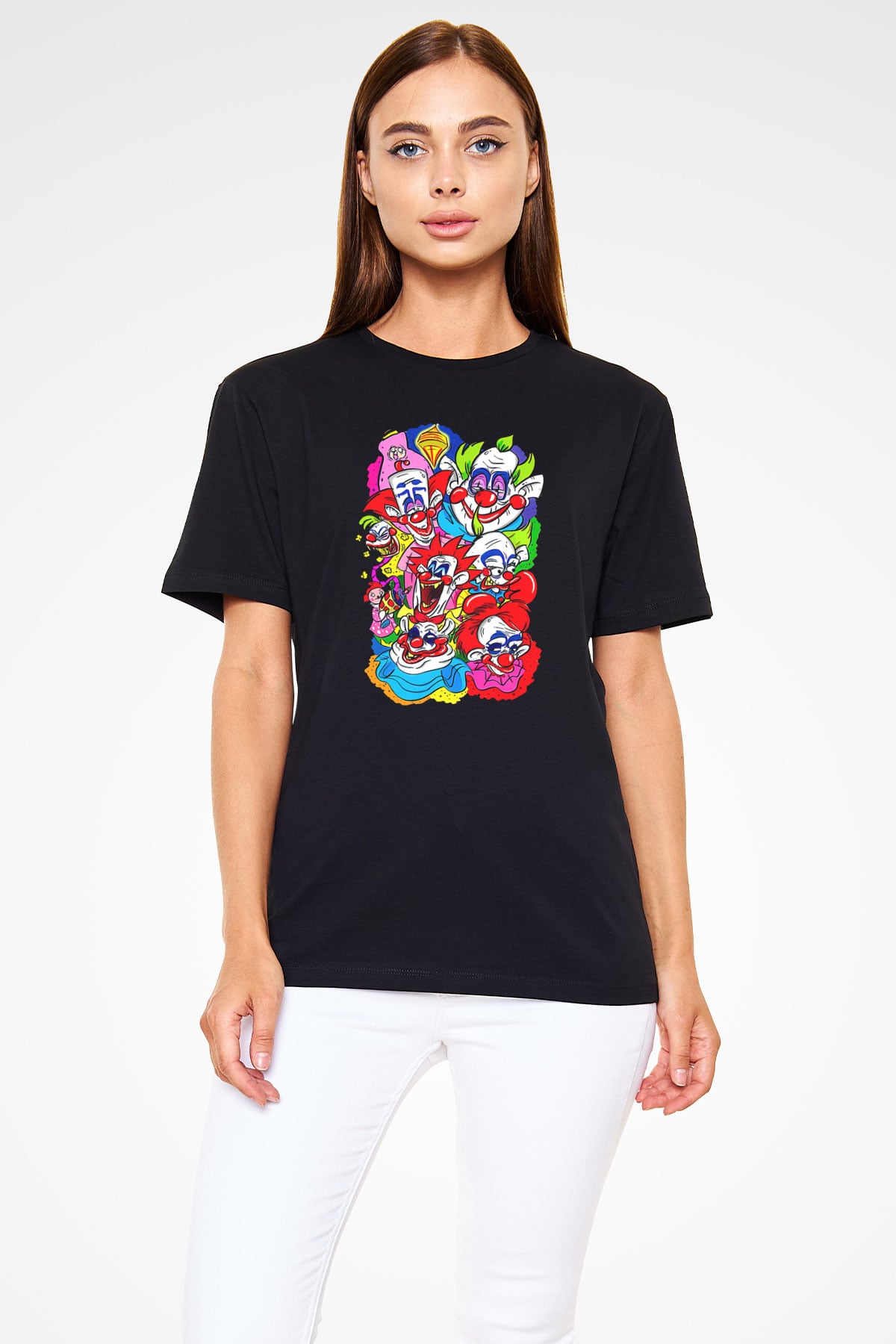 Killer Klowns from Outer Space Siyah Unisex Tişört