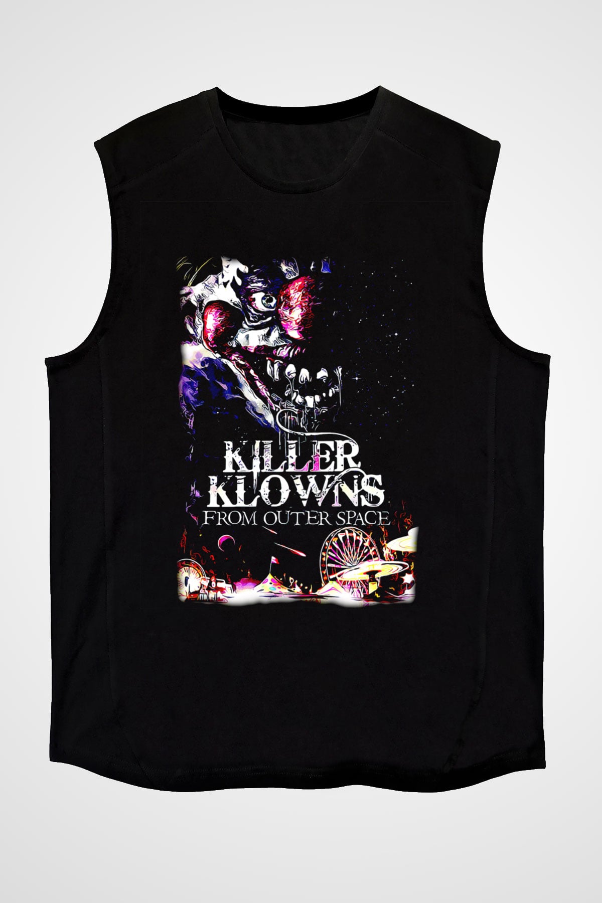Killer Klowns from Outer Space Siyah Unisex  Kolsuz Tişört