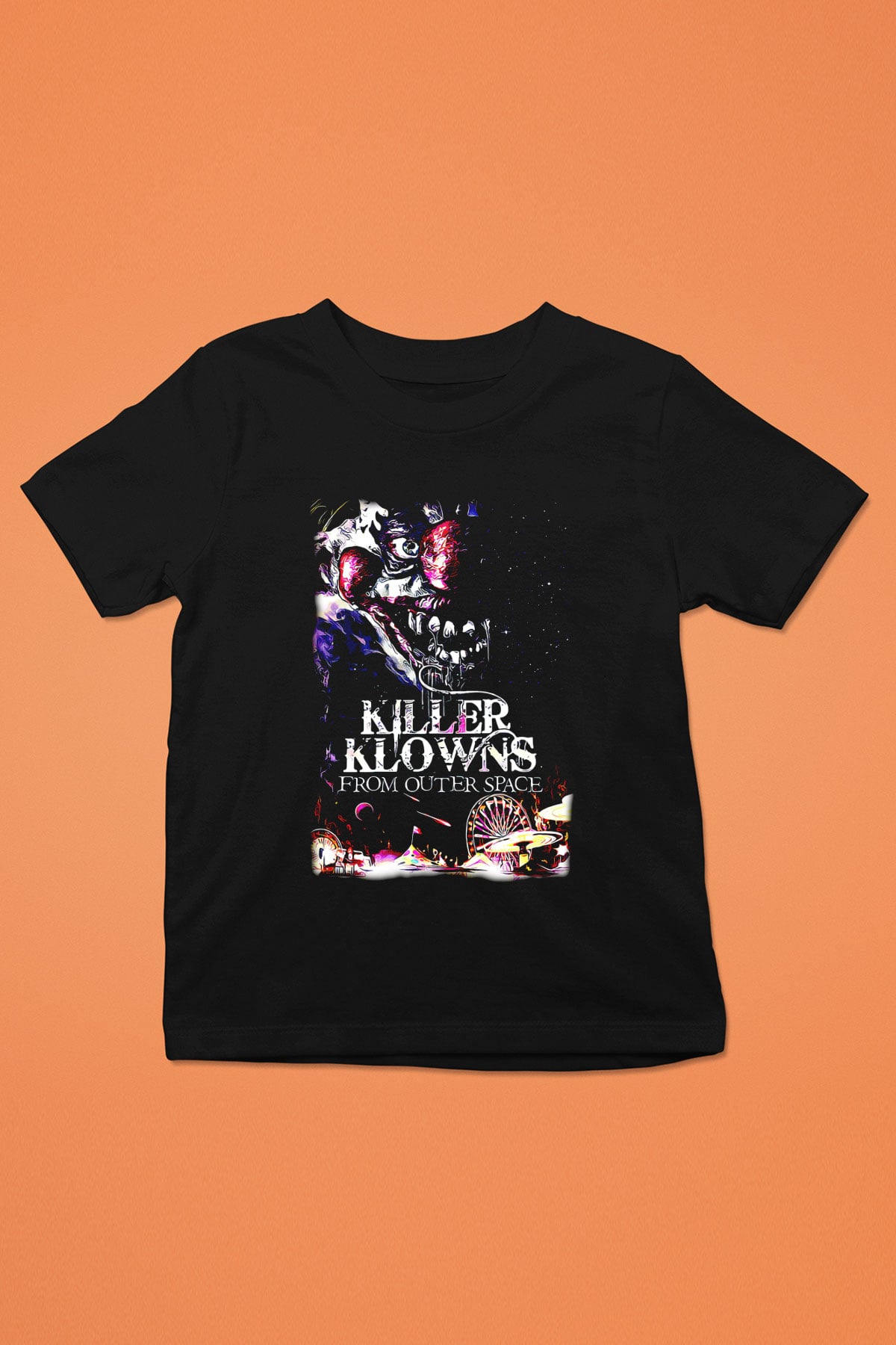 Killer Klowns from Outer Space Siyah Unisex  Çocuk Tişört