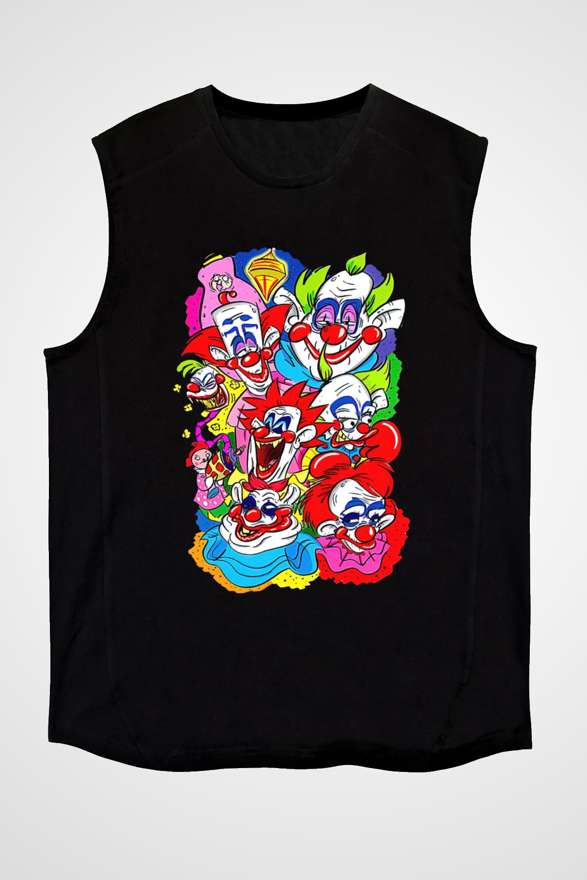 Killer Klowns from Outer Space Siyah Unisex  Kolsuz Tişört