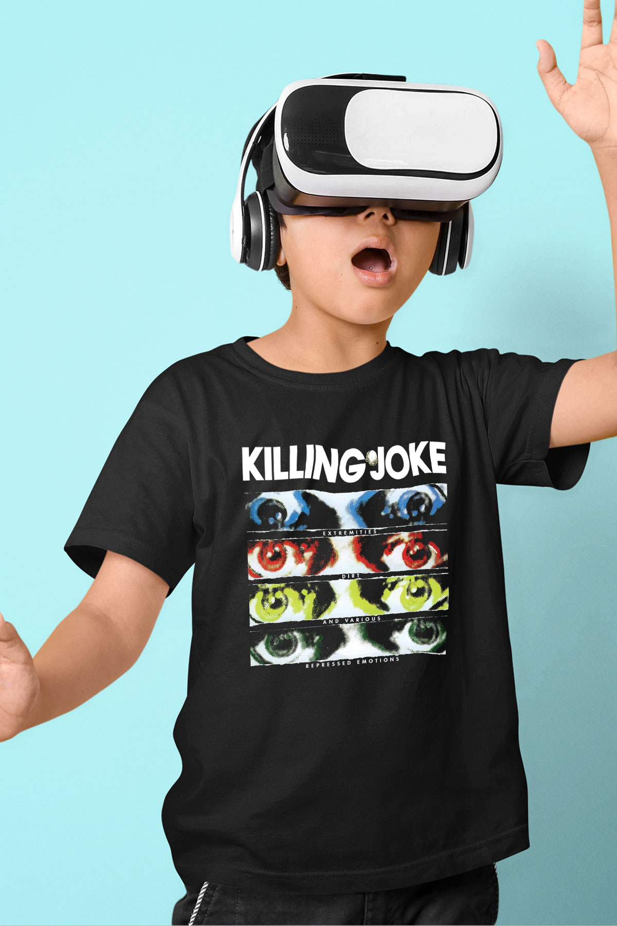 Killing Joke Baskılı Siyah Unisex Çocuk Tişört