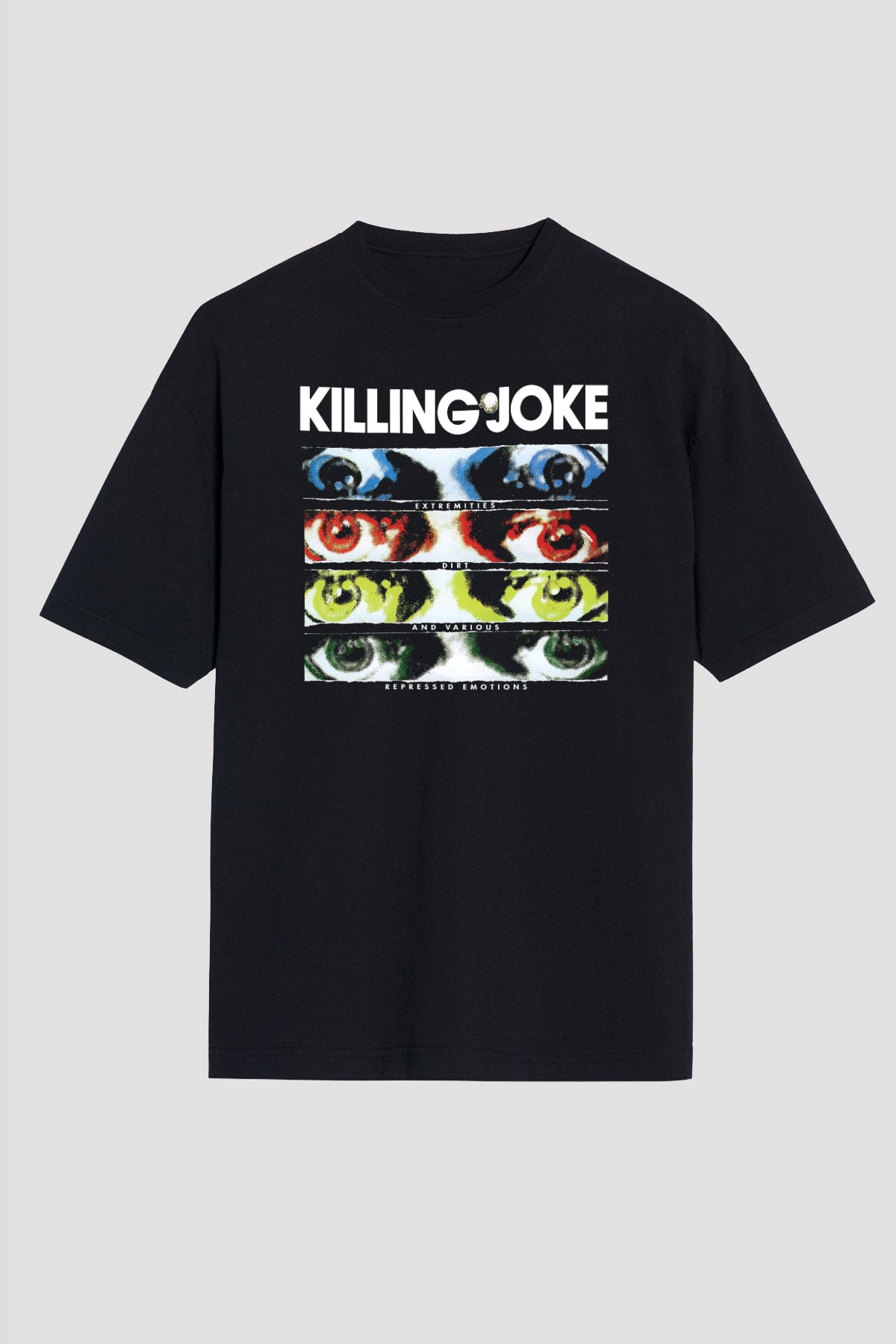 Killing Joke Siyah Unisex Oversize Tişört T-Shirt