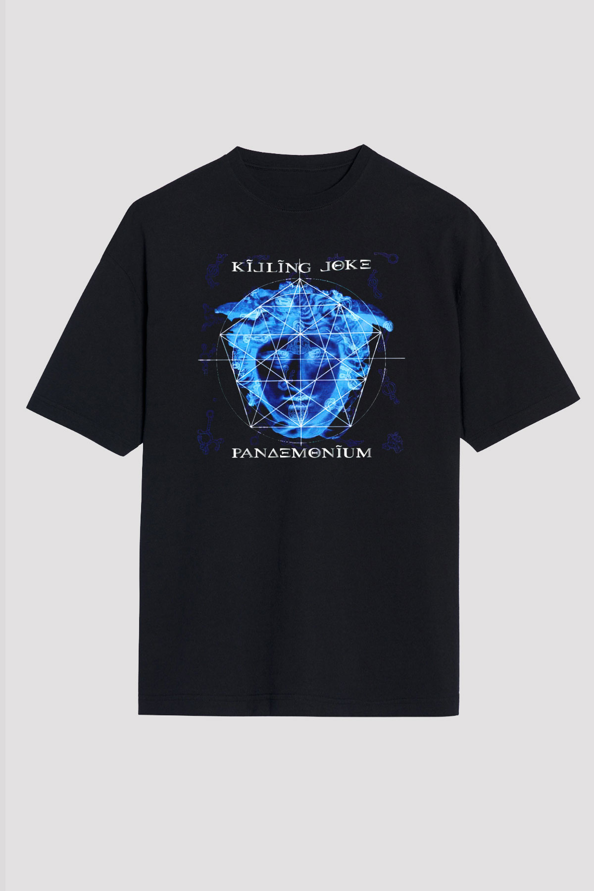 Killing Joke Siyah Unisex Oversize Tişört T-Shirt