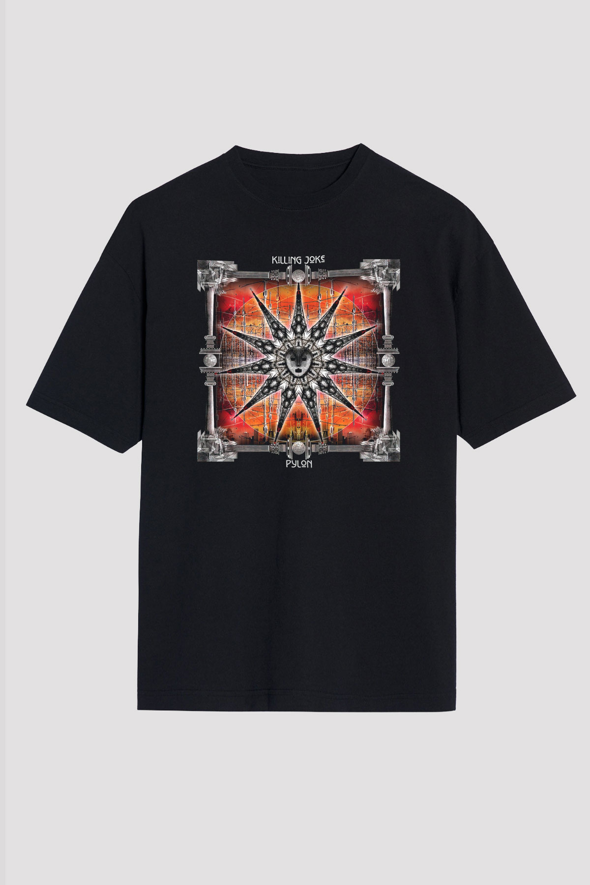 Killing Joke Siyah Unisex Oversize Tişört T-Shirt