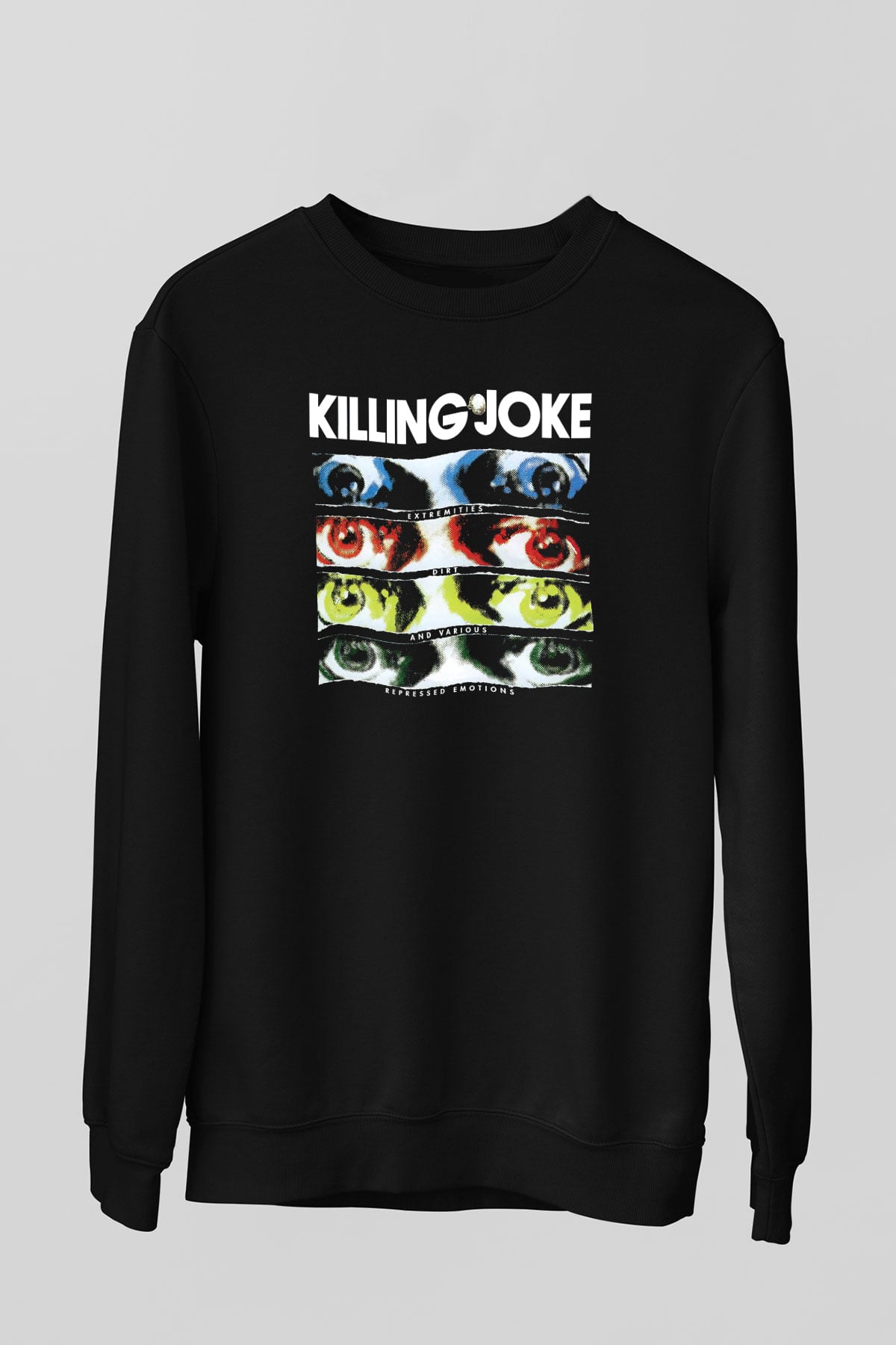 Killing Joke Siyah Unisex Sweatshirt