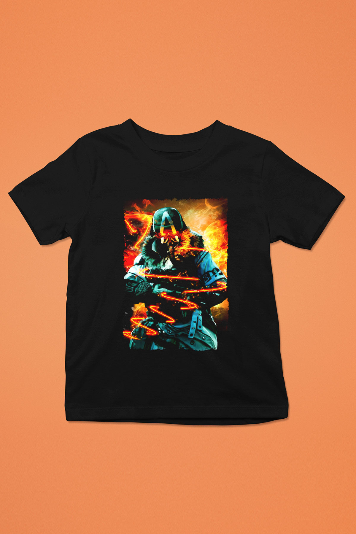 Killzone Siyah Unisex Çocuk Tişört
