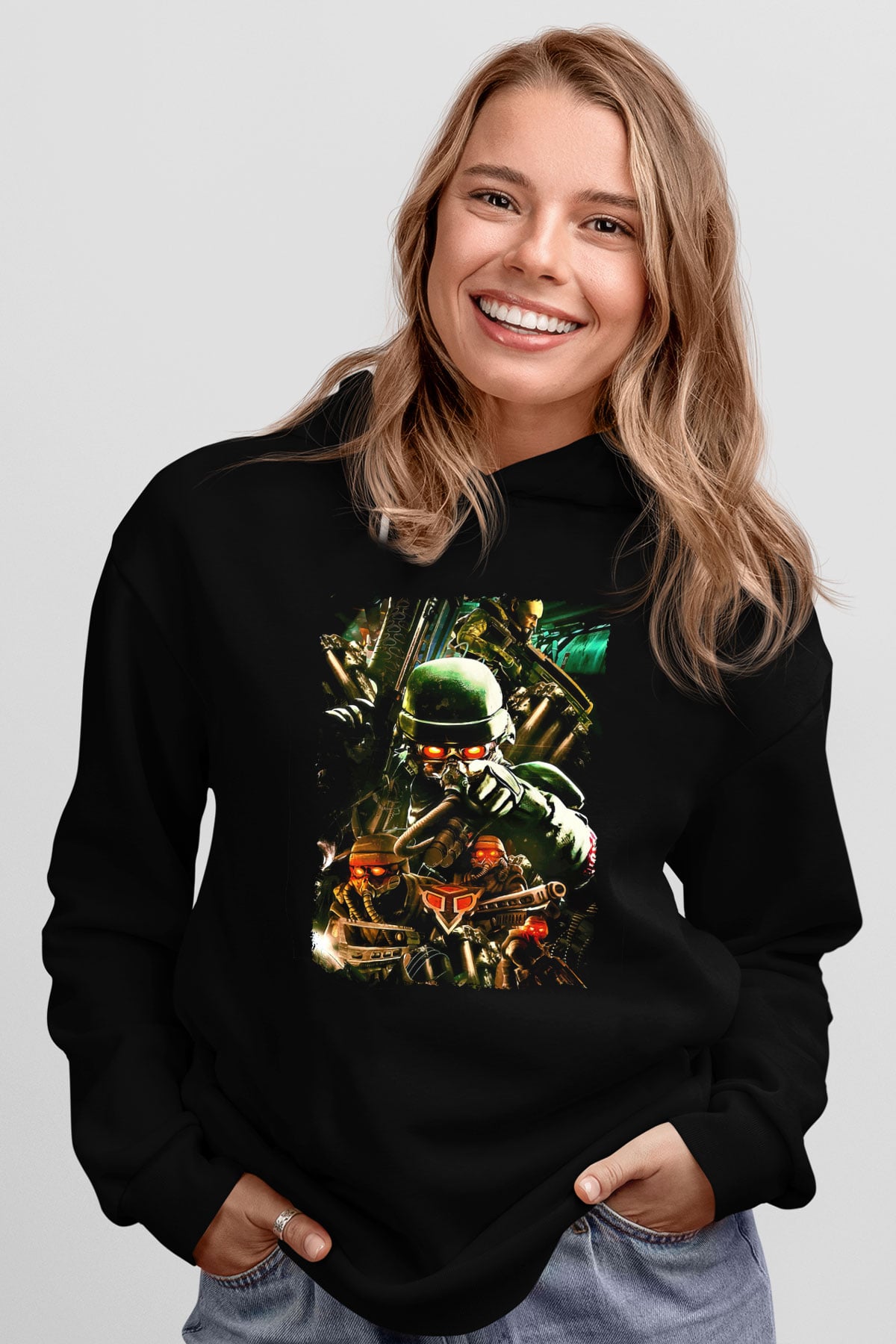 Killzone Siyah Unisex Hoodie