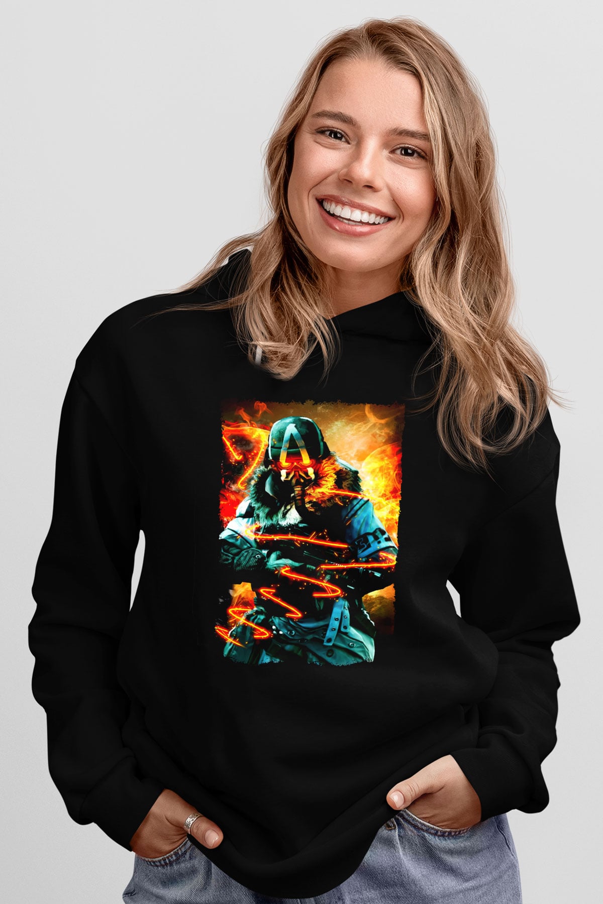 Killzone Siyah Unisex Hoodie