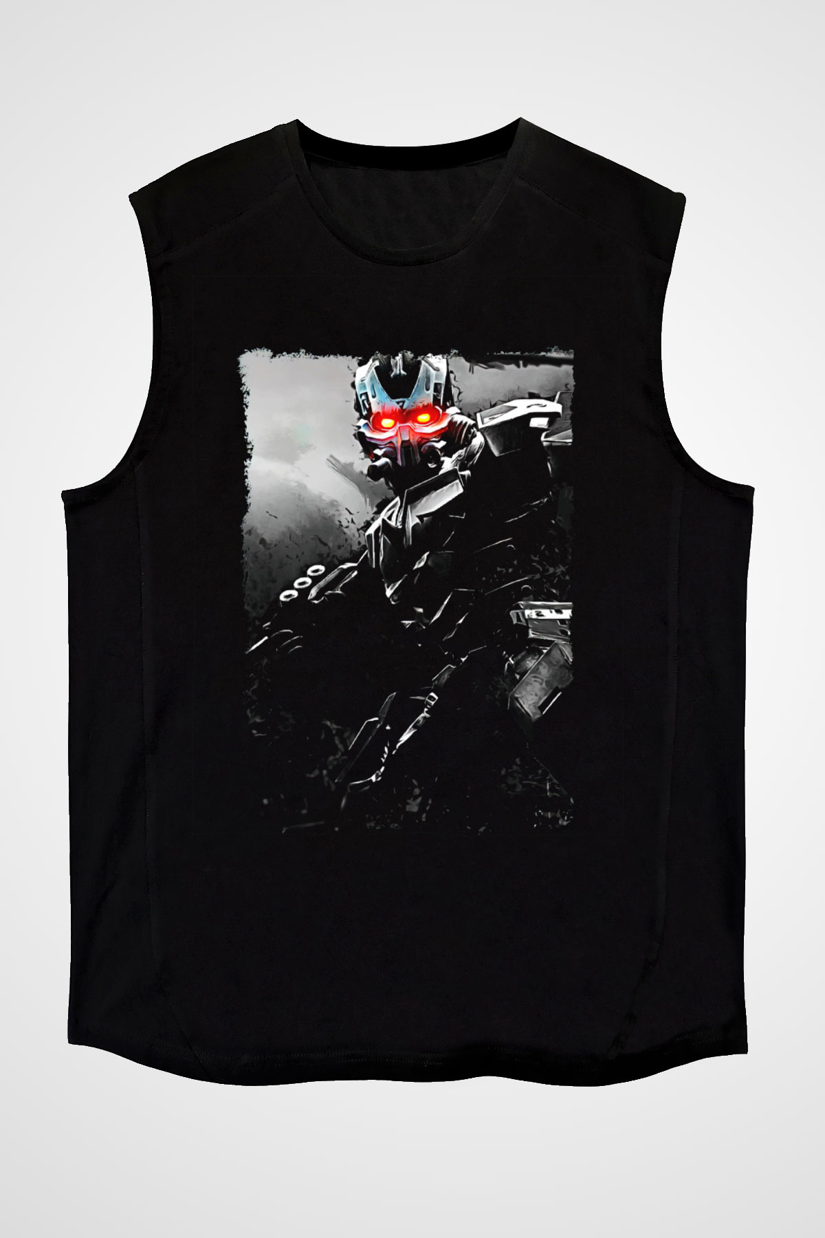Killzone Siyah Unisex Kolsuz Tişört