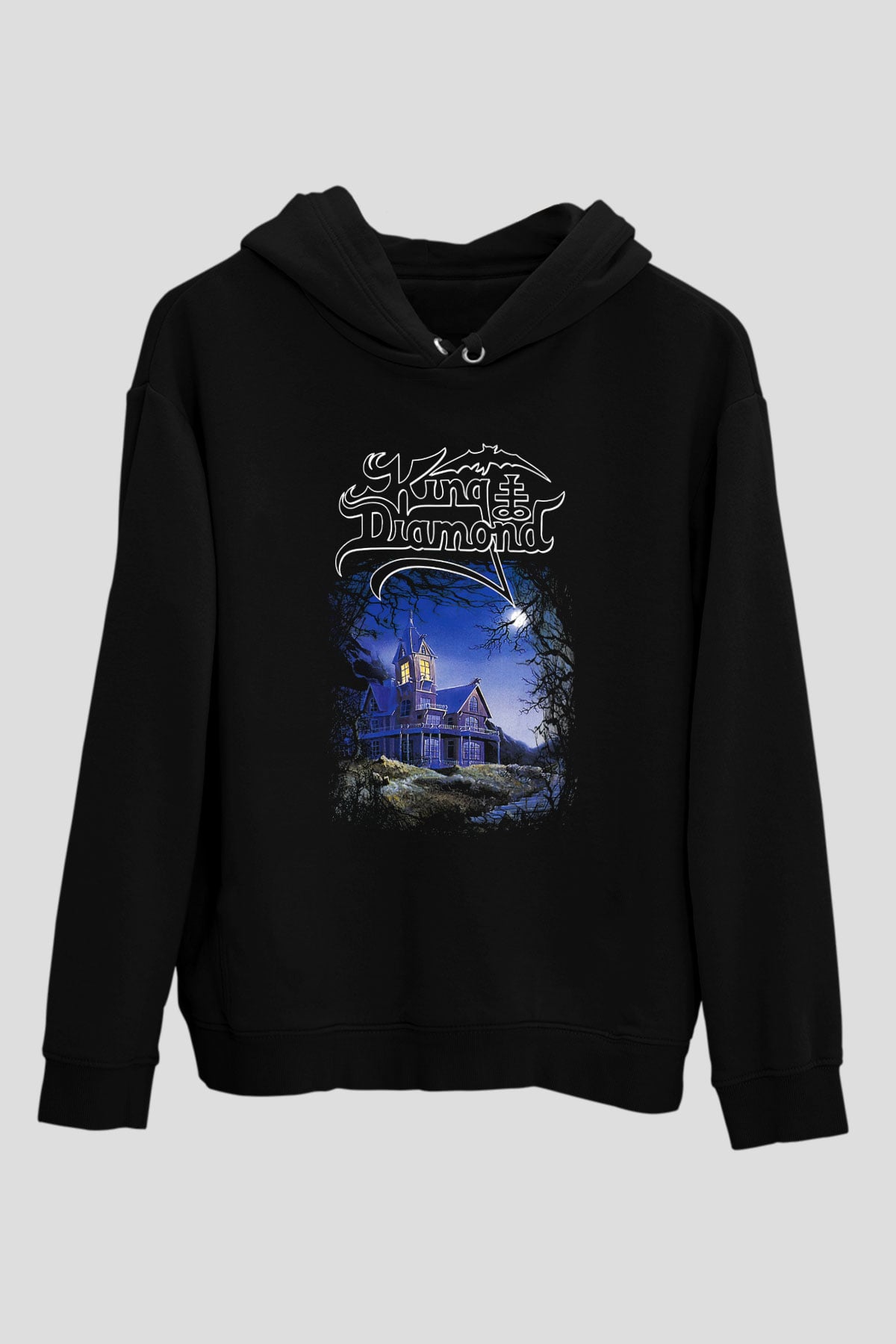 King Diamond Siyah Unisex Hoodie