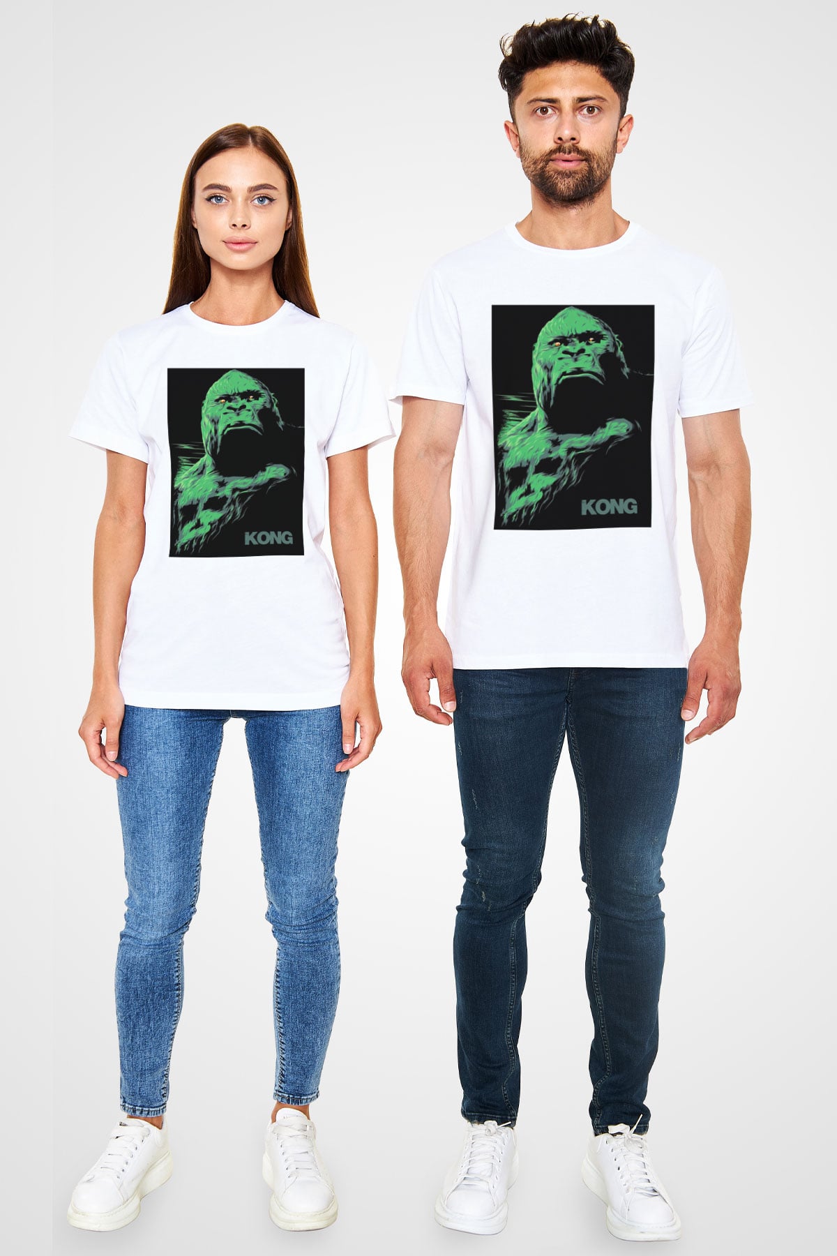 King Kong Siyah Unisex Tişört T-Shirt