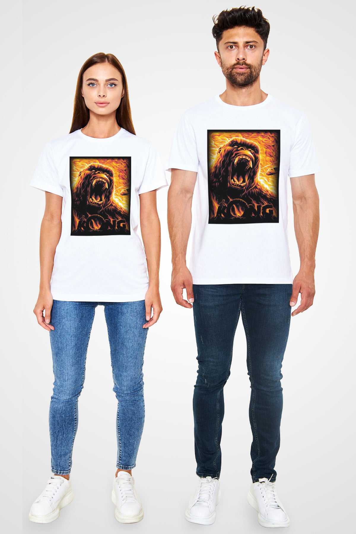 King Kong Siyah Unisex Tişört T-Shirt