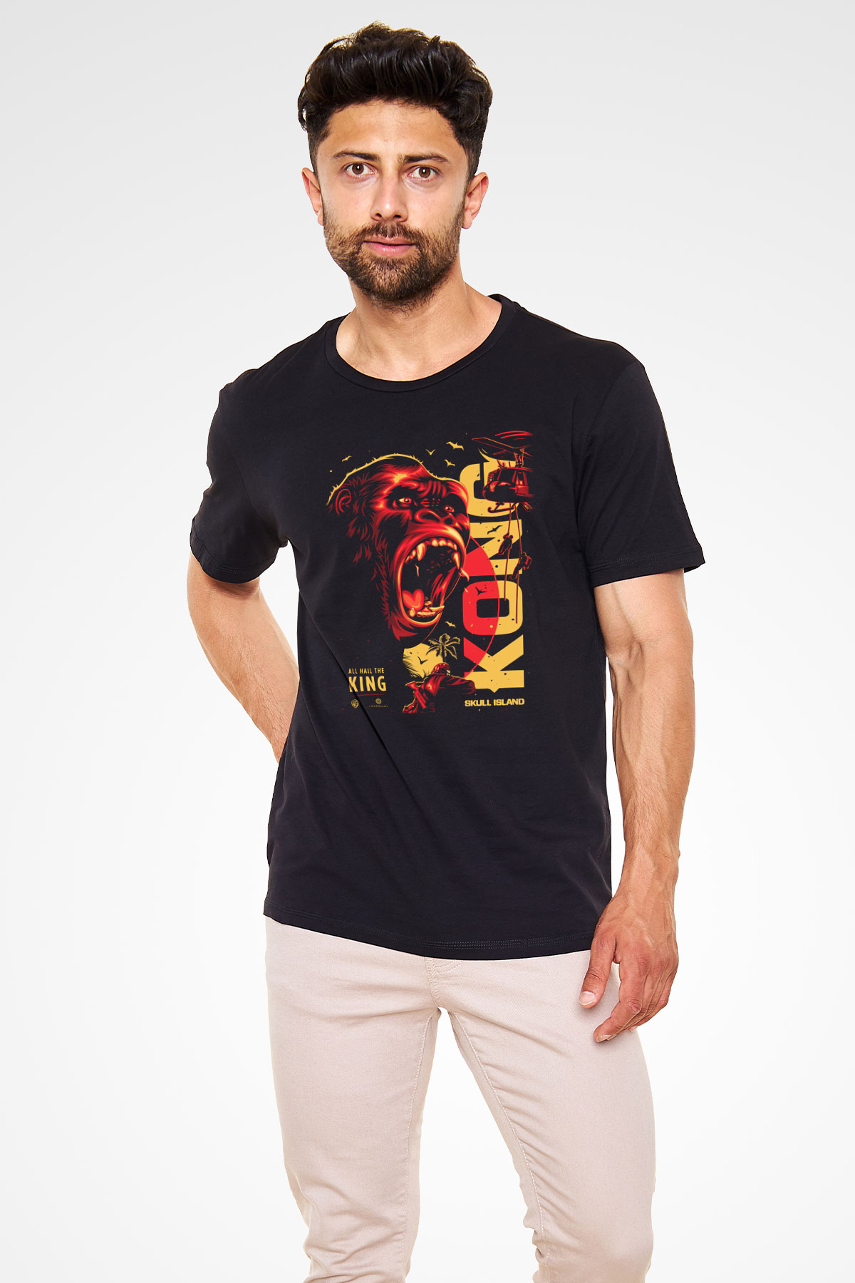 King Kong Siyah Unisex Tişört T-Shirt