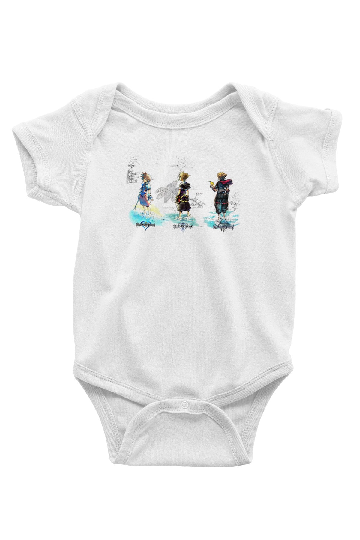 Kingdom Hearts Beyaz Bebek Body - Zıbın