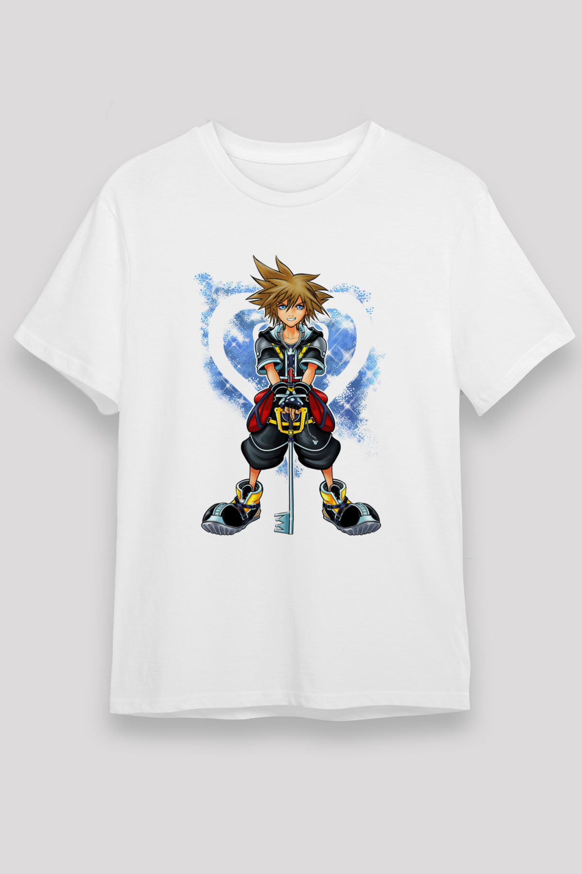 Kingdom Hearts Beyaz Unisex Tişört T-Shirt