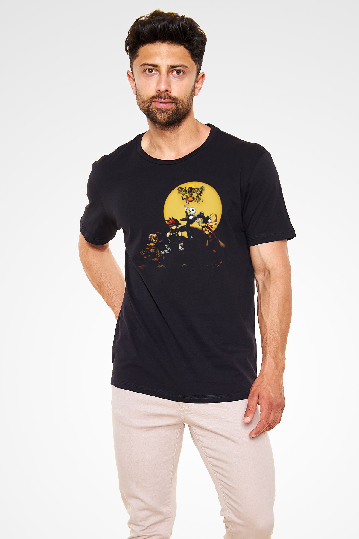 Kingdom Hearts Siyah Unisex Tişört T-Shirt