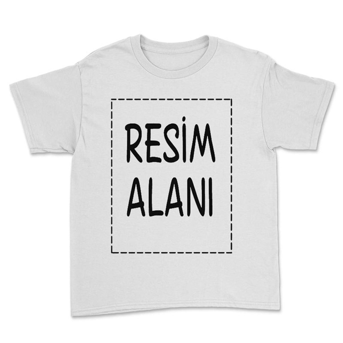 Kişiye Özel Beyaz Çocuk Tişörtü Tasarla | Çocuk T-Shirt Tasarla