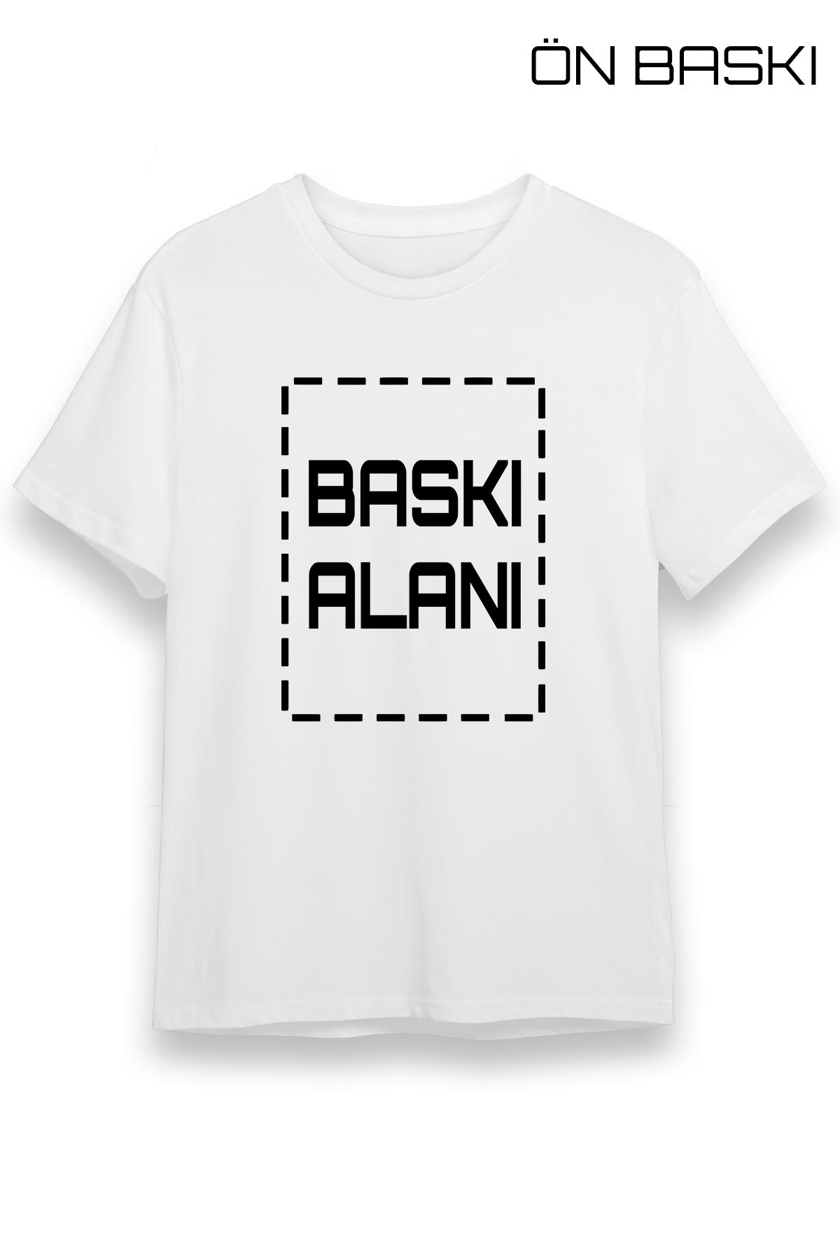 Kişiye Özel Beyaz Tişört | Unisex Tişört Tasarla