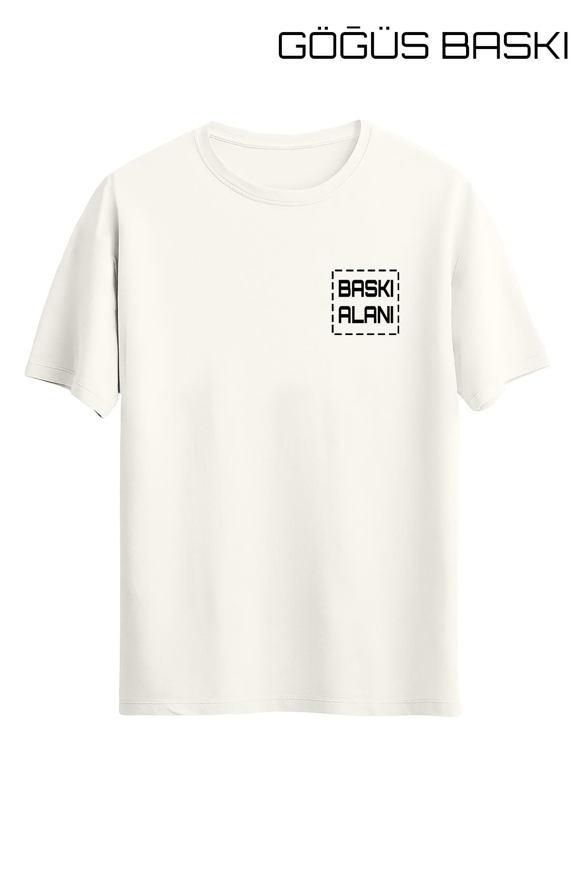 Kişiye Özel Ekru Unisex Tişört | T-Shirt Tasarla