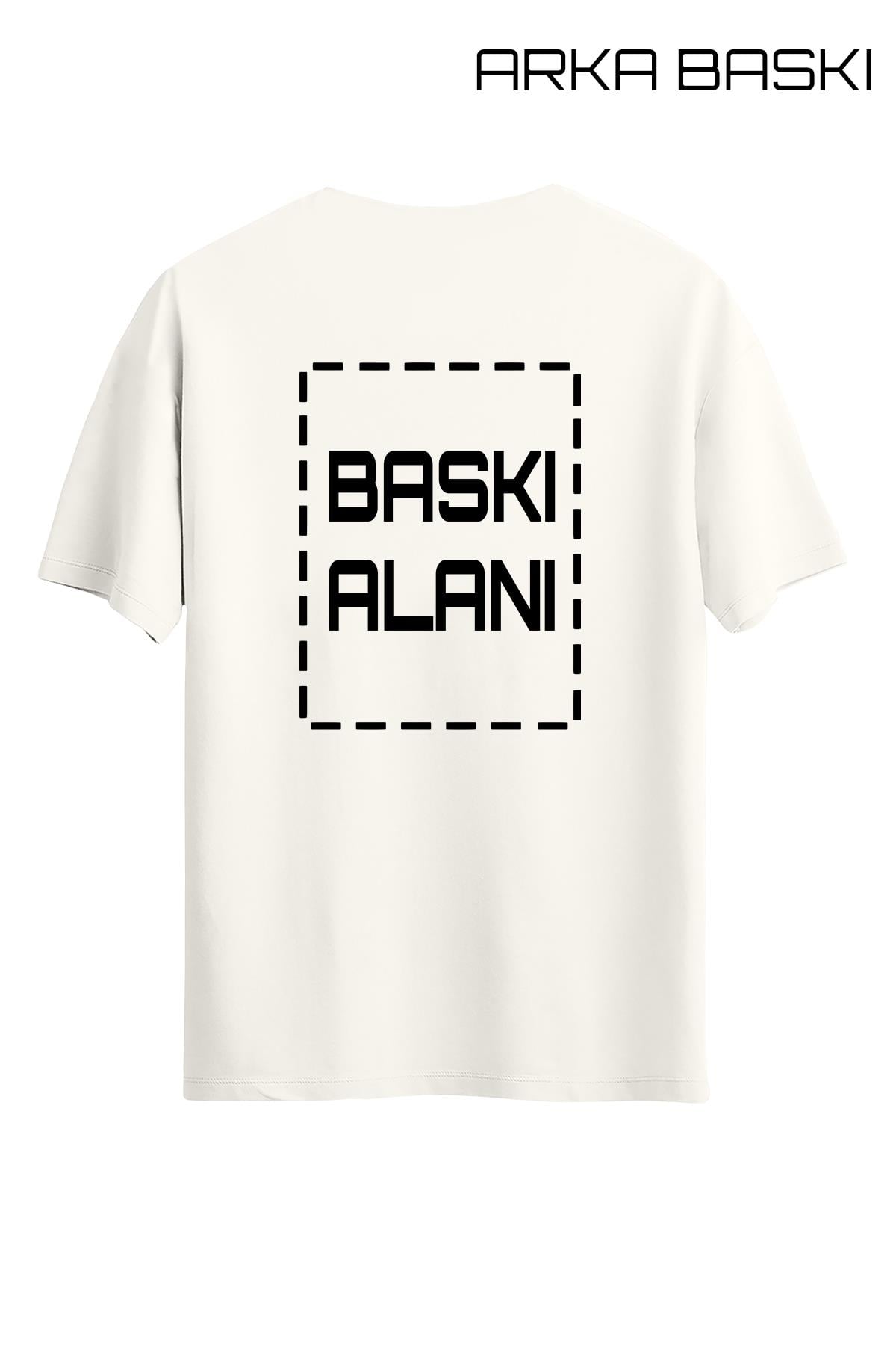 Kişiye Özel Ekru Unisex Tişört | T-Shirt Tasarla
