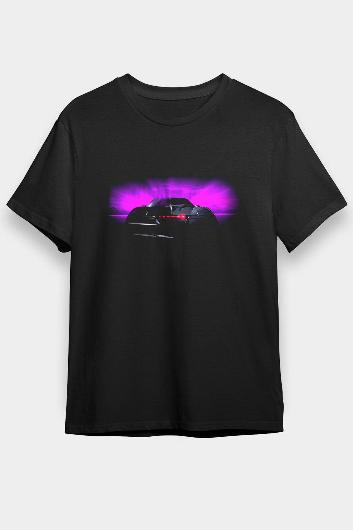 Knight Rider Siyah Unisex Tişört