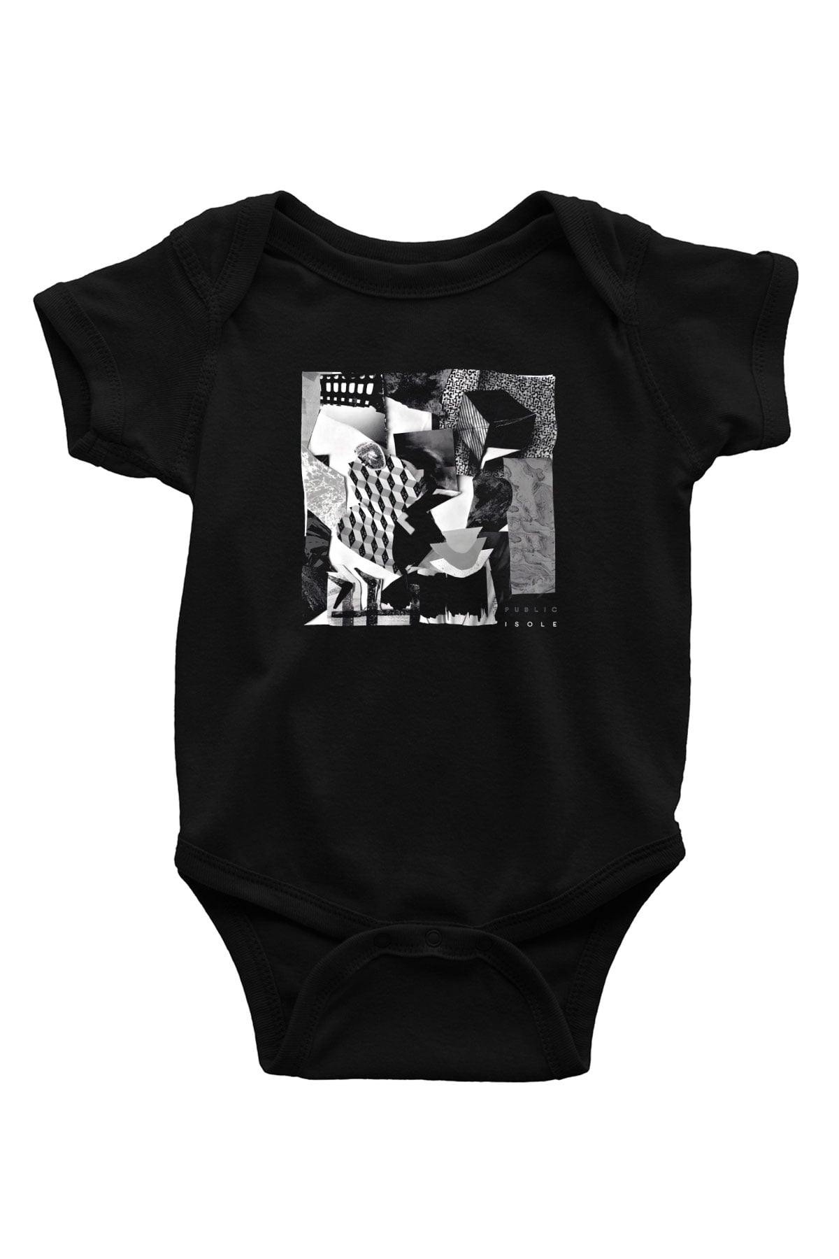 Kolaj Siyah Bebek Body - Zıbın