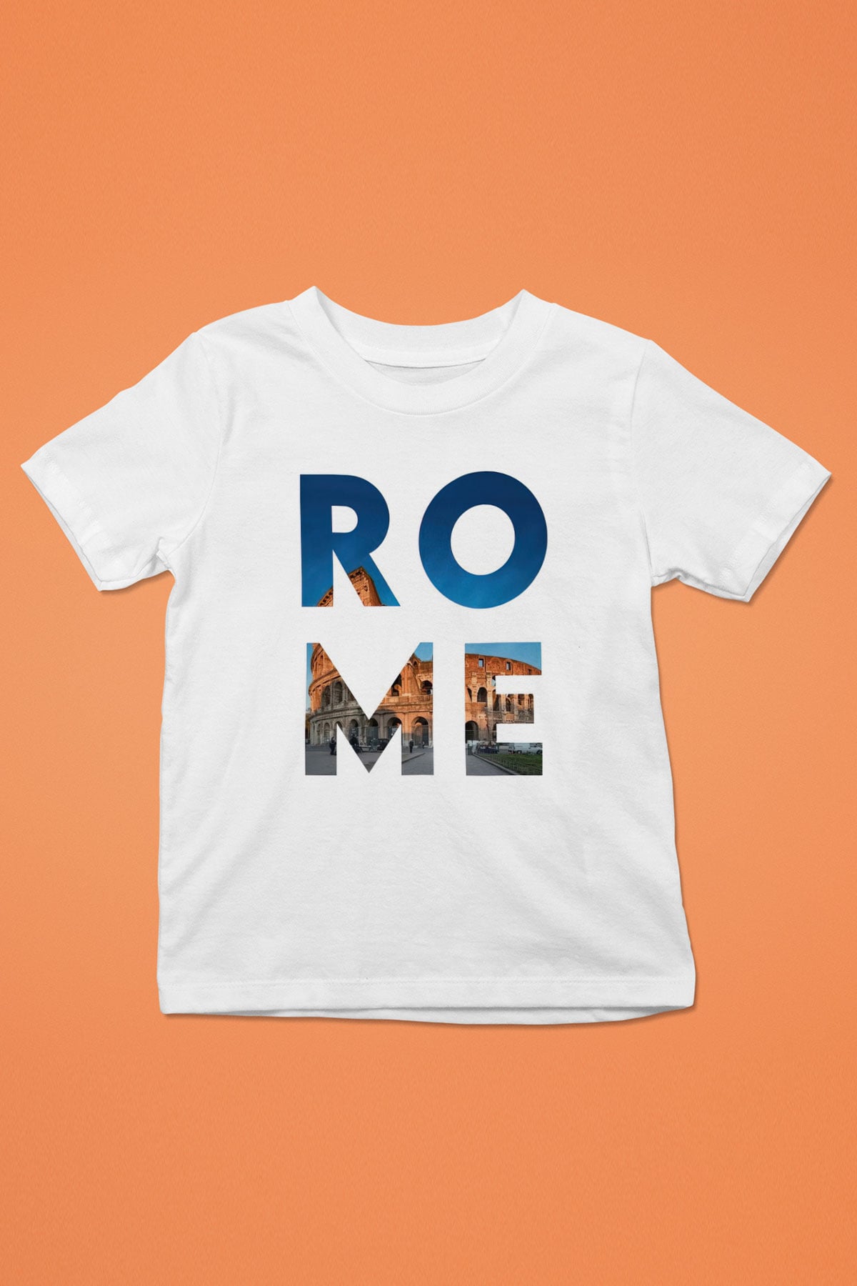 Kolezyum Beyaz Unisex Çocuk Tişört