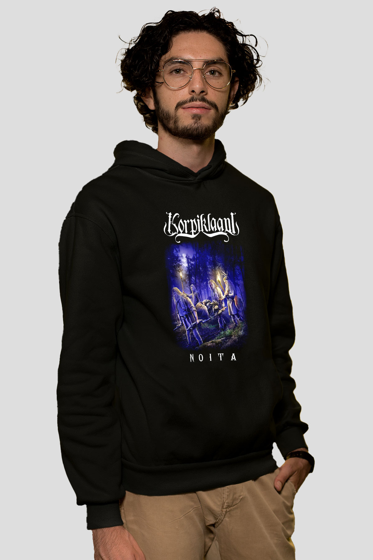 Korpiklaani Siyah Unisex Hoodie