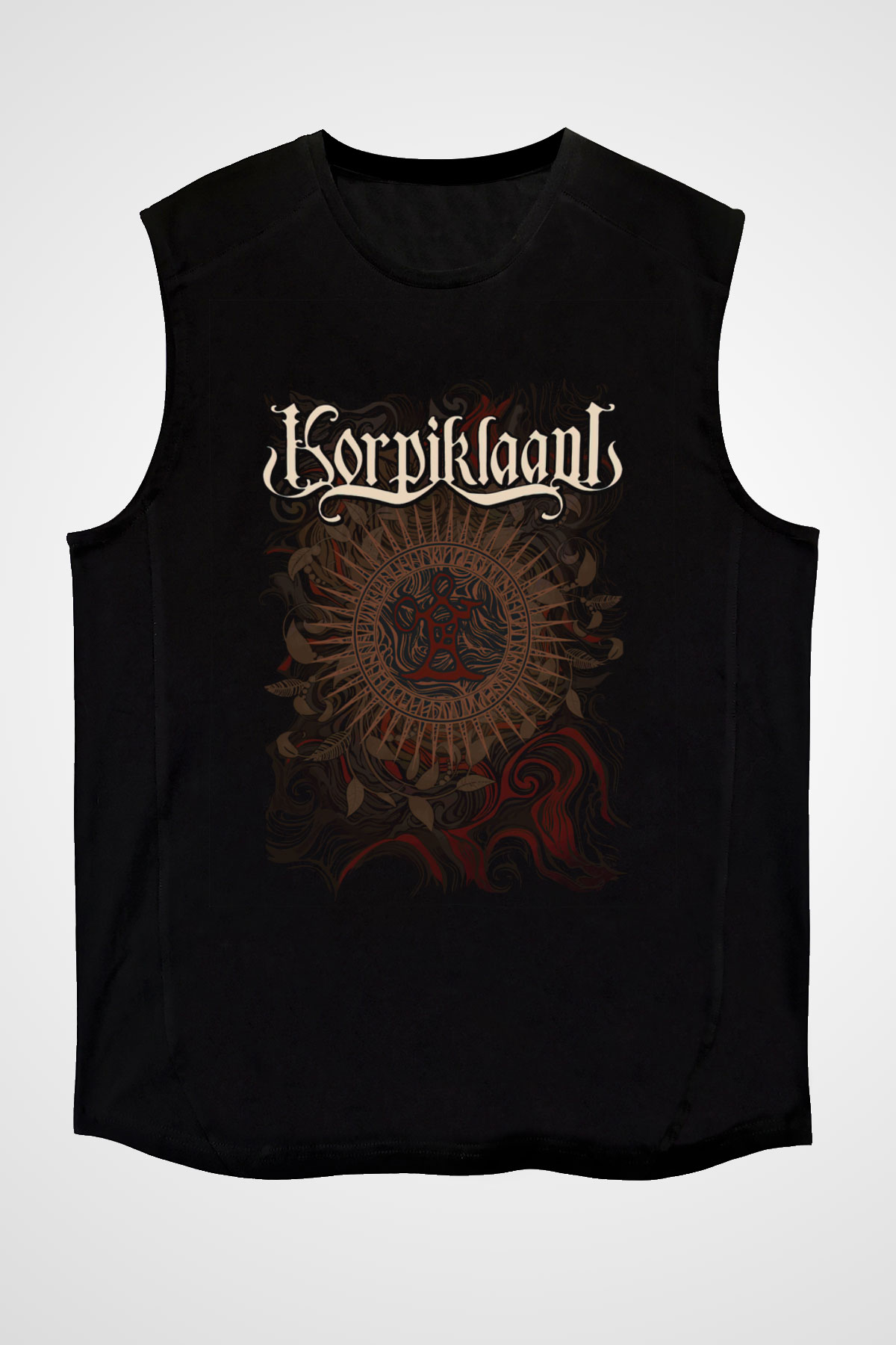 Korpiklaani Siyah Unisex Kolsuz Tişört
